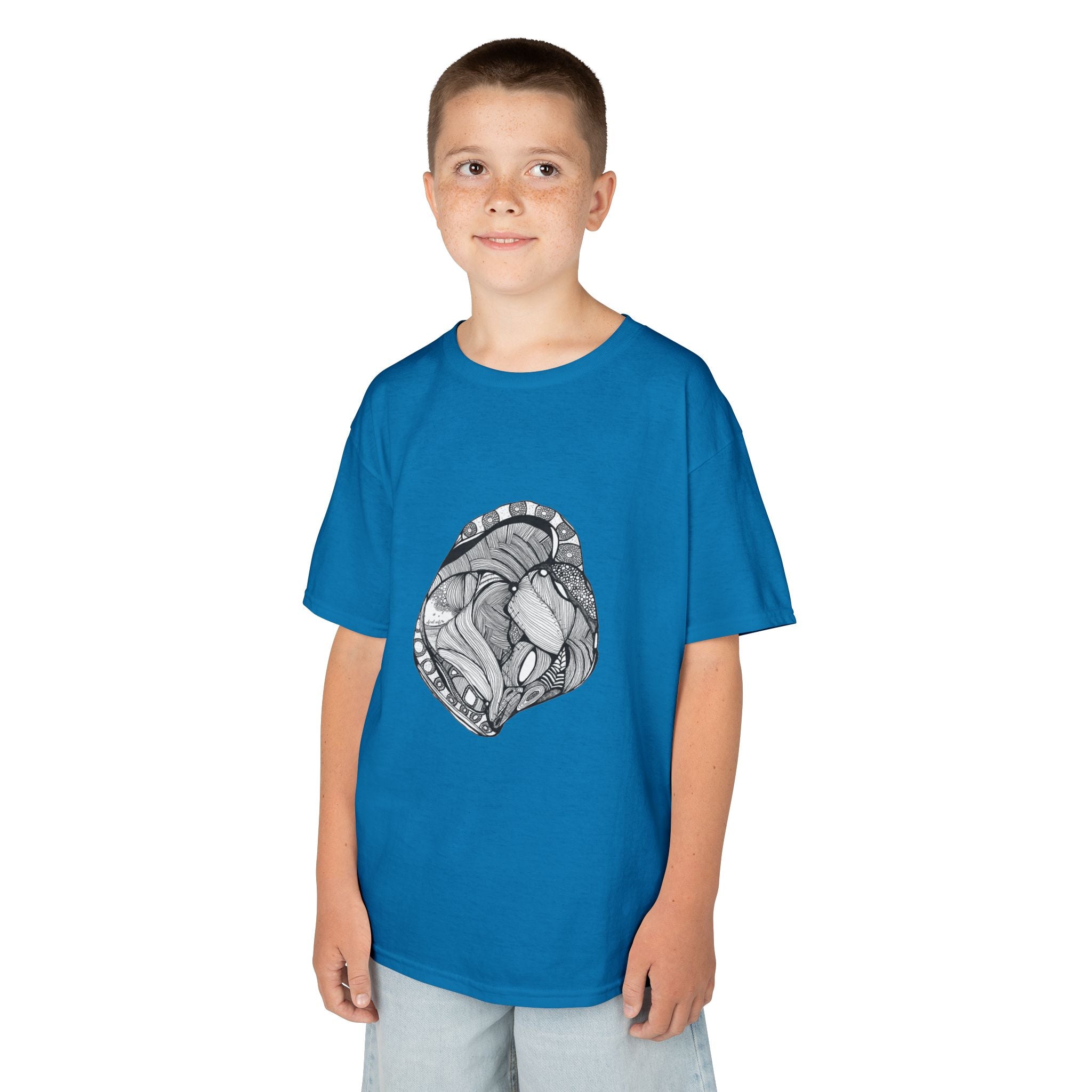 Heart by Feral Wife – Youth Semi-Fitted Style T-Shirt