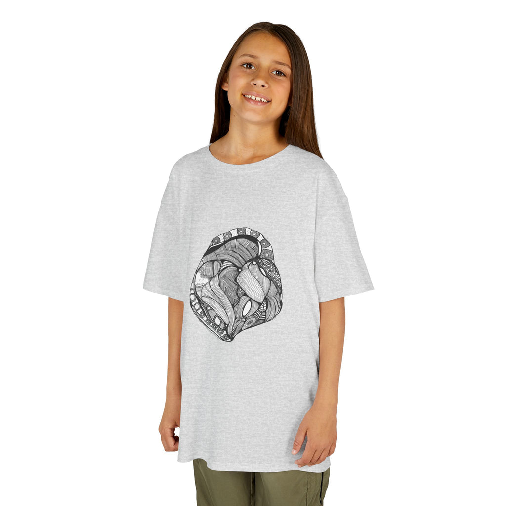 Heart by Feral Wife – Youth Semi-Fitted Style T-Shirt