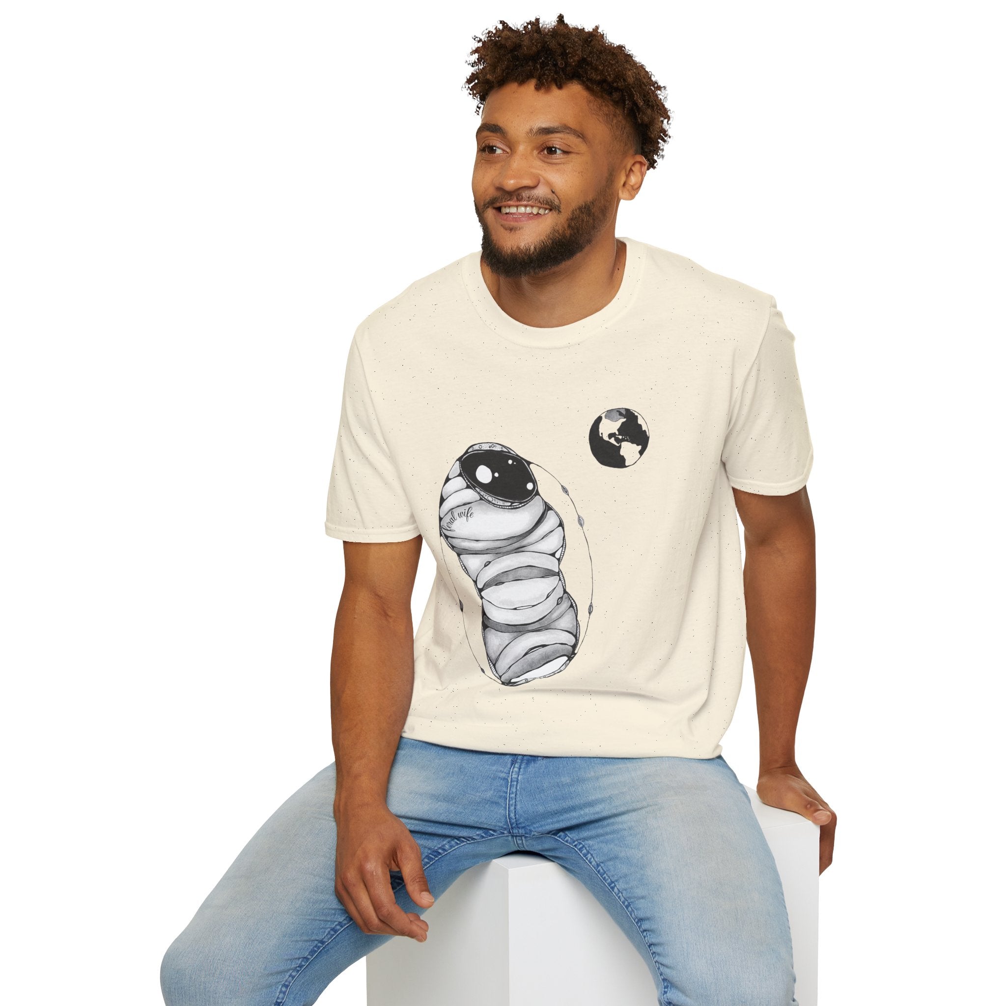 Outer Space by Feral Wife Unisex Softstyle T-Shirt