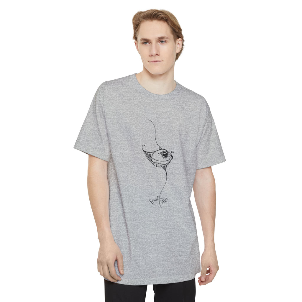 Pretty Phish by Feral Wife — Big & Tall Hand-Drawn Ocean Art Tee
