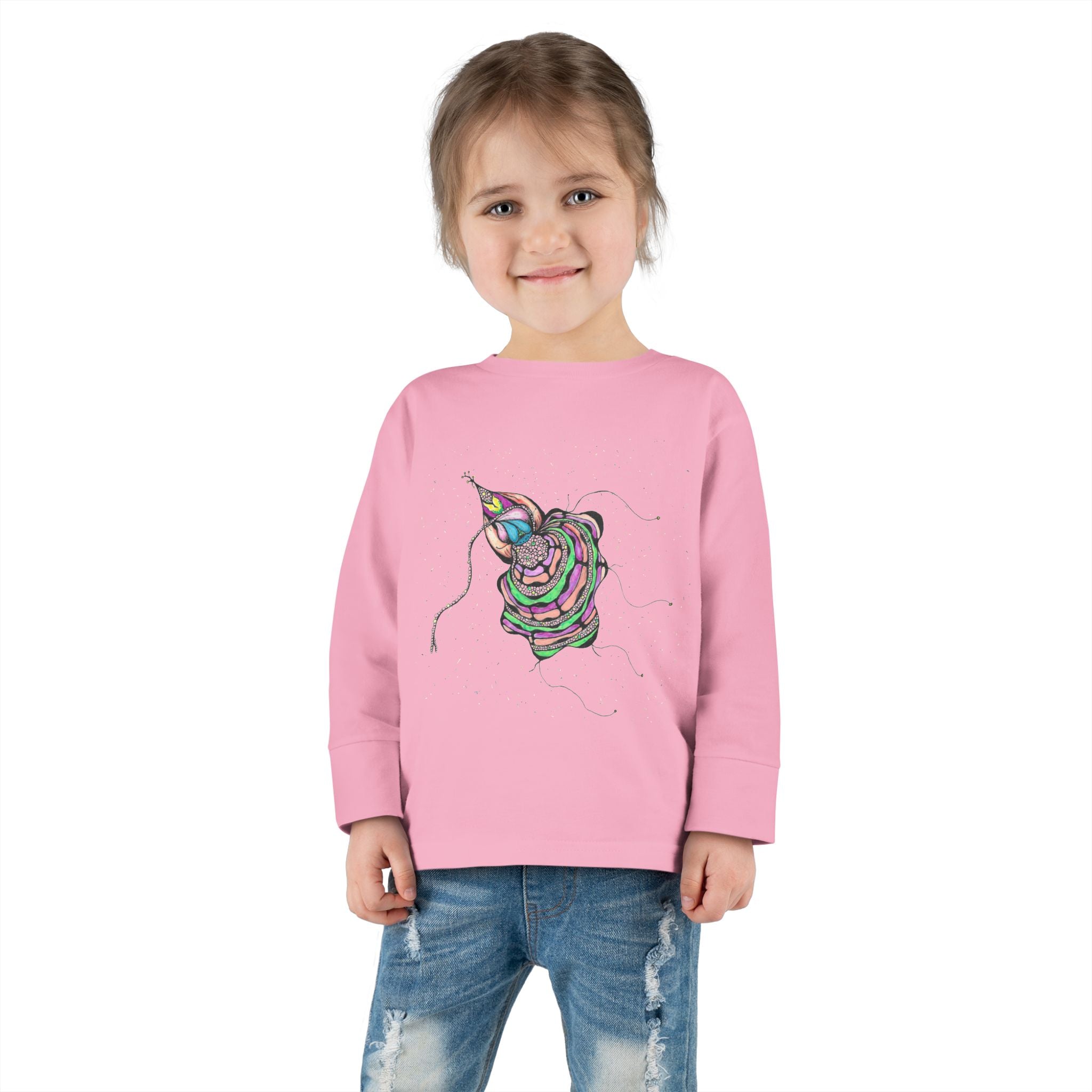Sea Creature by Feral Wife - Colorful Toddler Long Sleeve Tee