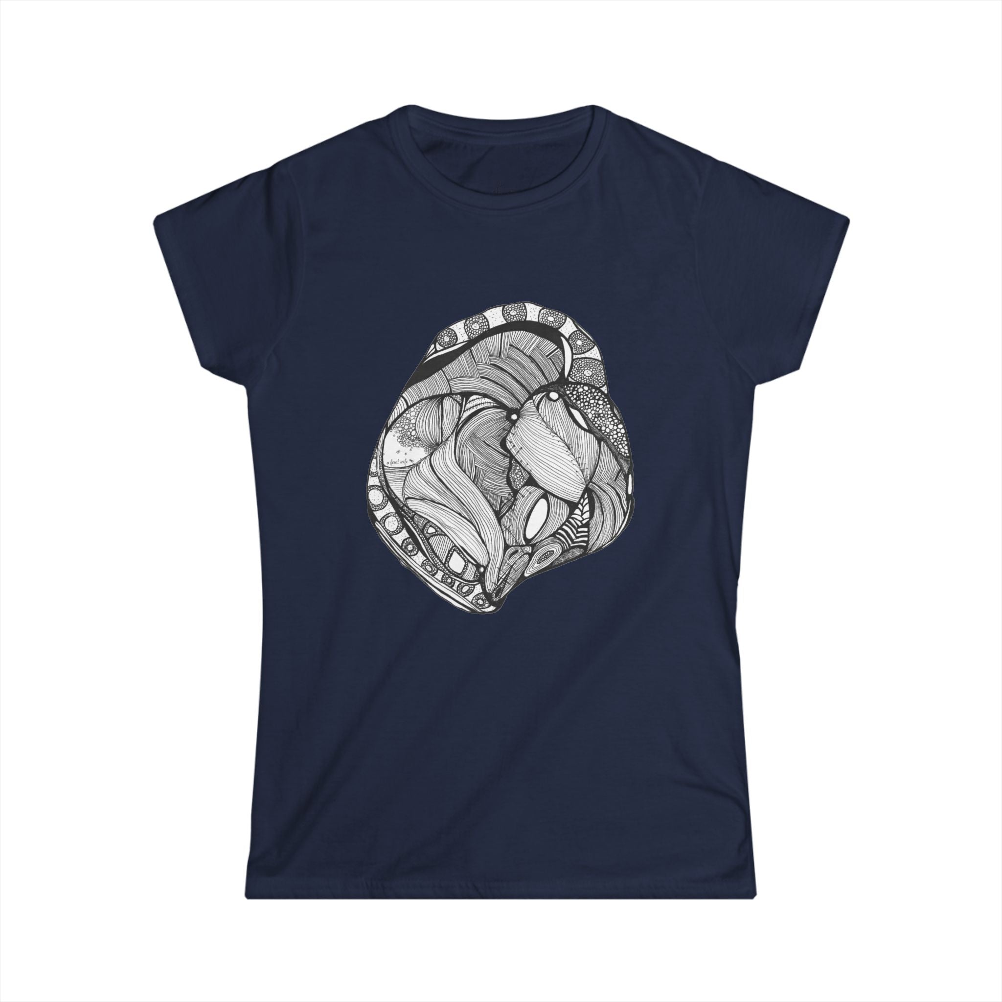 Heart by Feral Wife – Women's Semi-Fitted Style T-Shirt