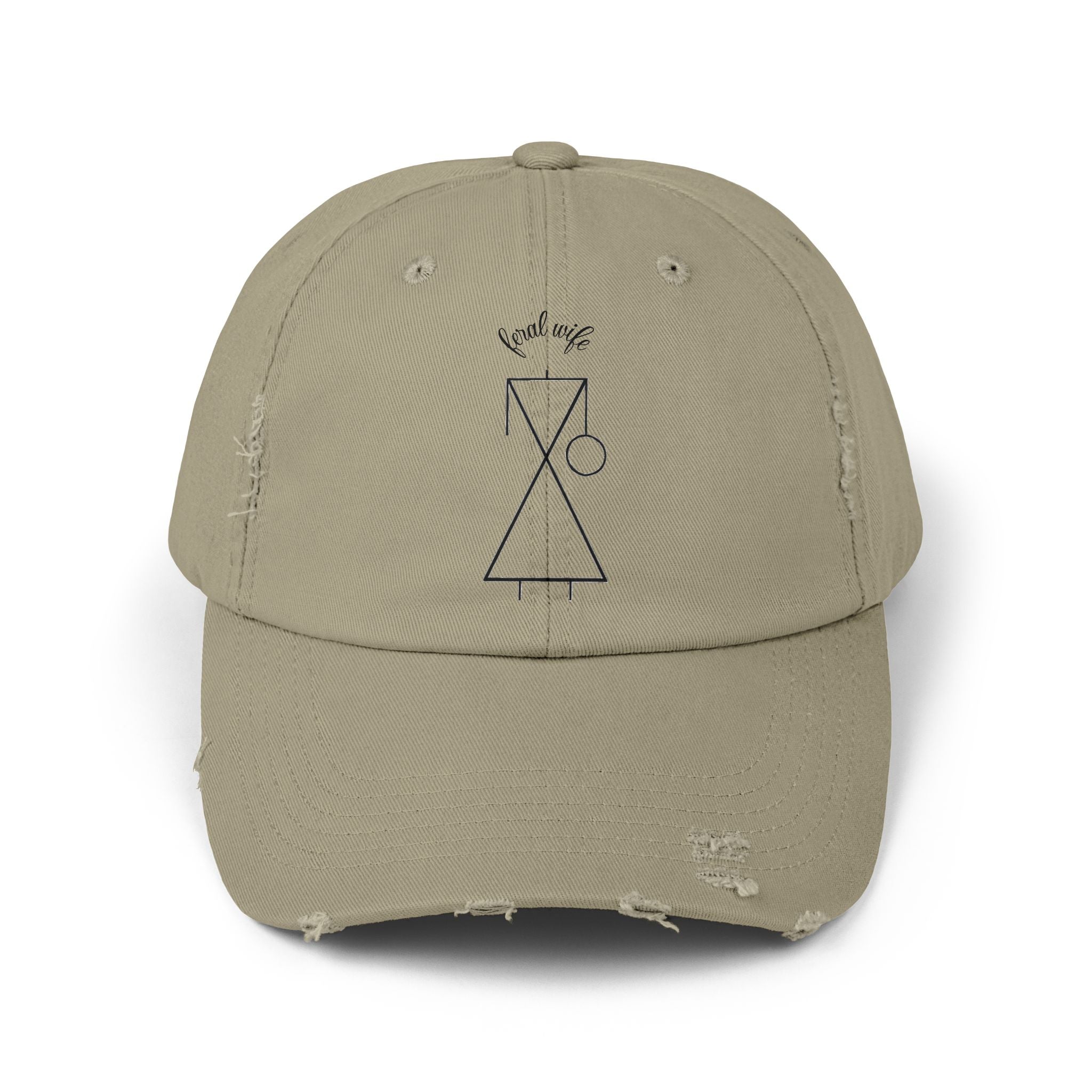 Feral Wife Hat - Trendy Unisex Distressed Cap