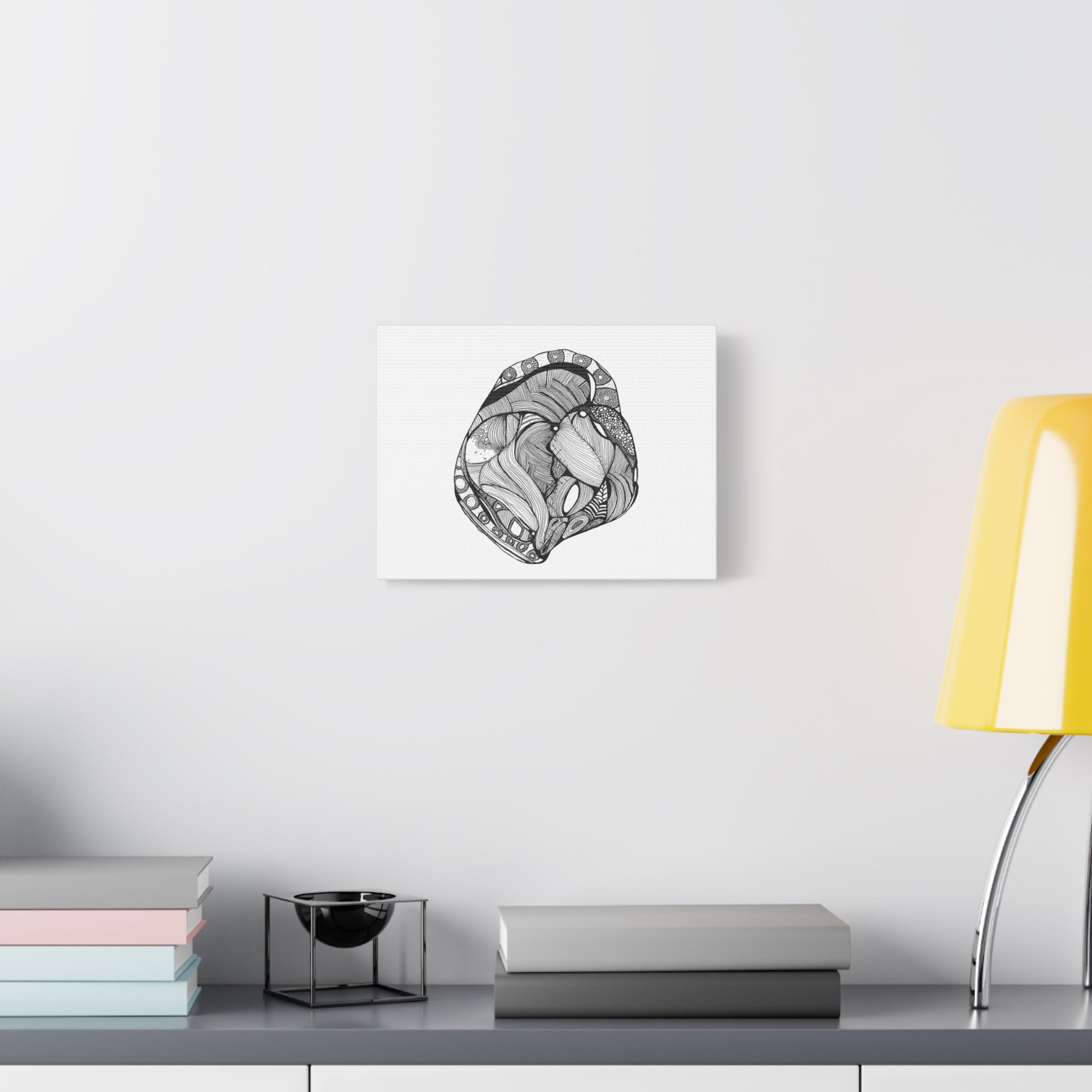 Heart by Feral Wife - Stretched Canvas Wall Art