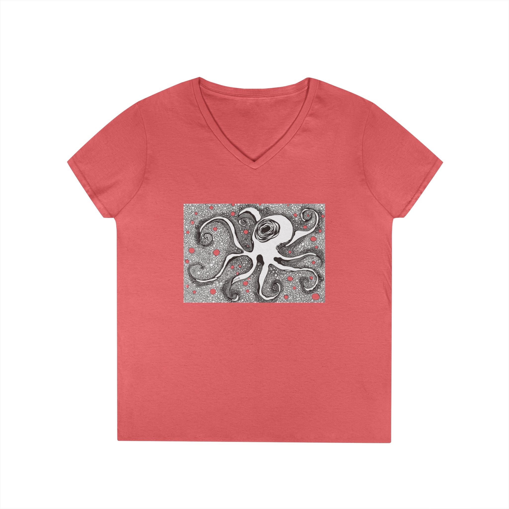 Octopus by Feral Wife - V-Neck T-Shirt