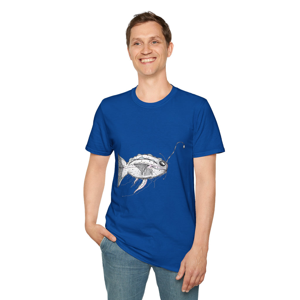 Fishing Adventure by Feral Wife - Unisex Softstyle T-Shirt
