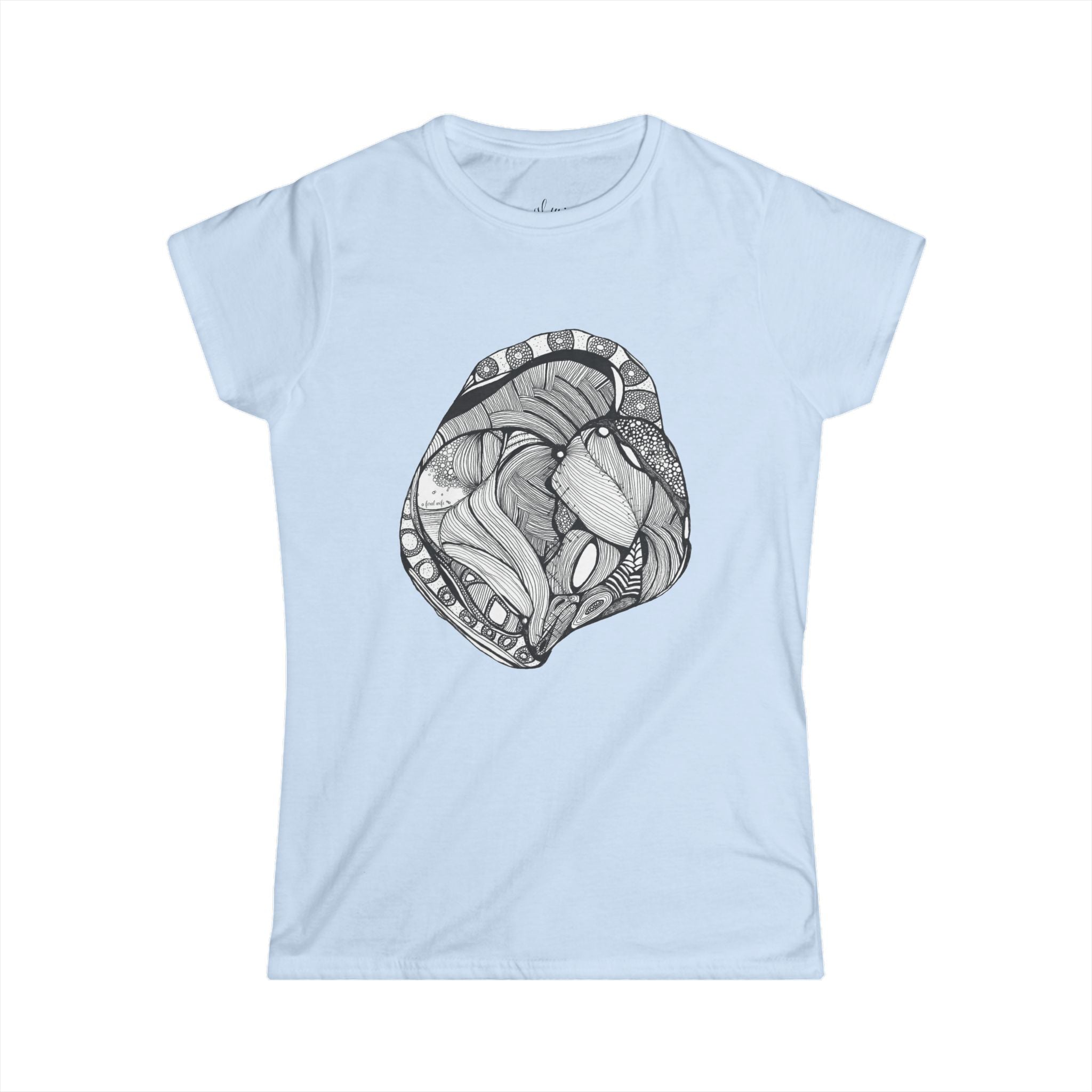 Heart by Feral Wife – Women's Semi-Fitted Style T-Shirt