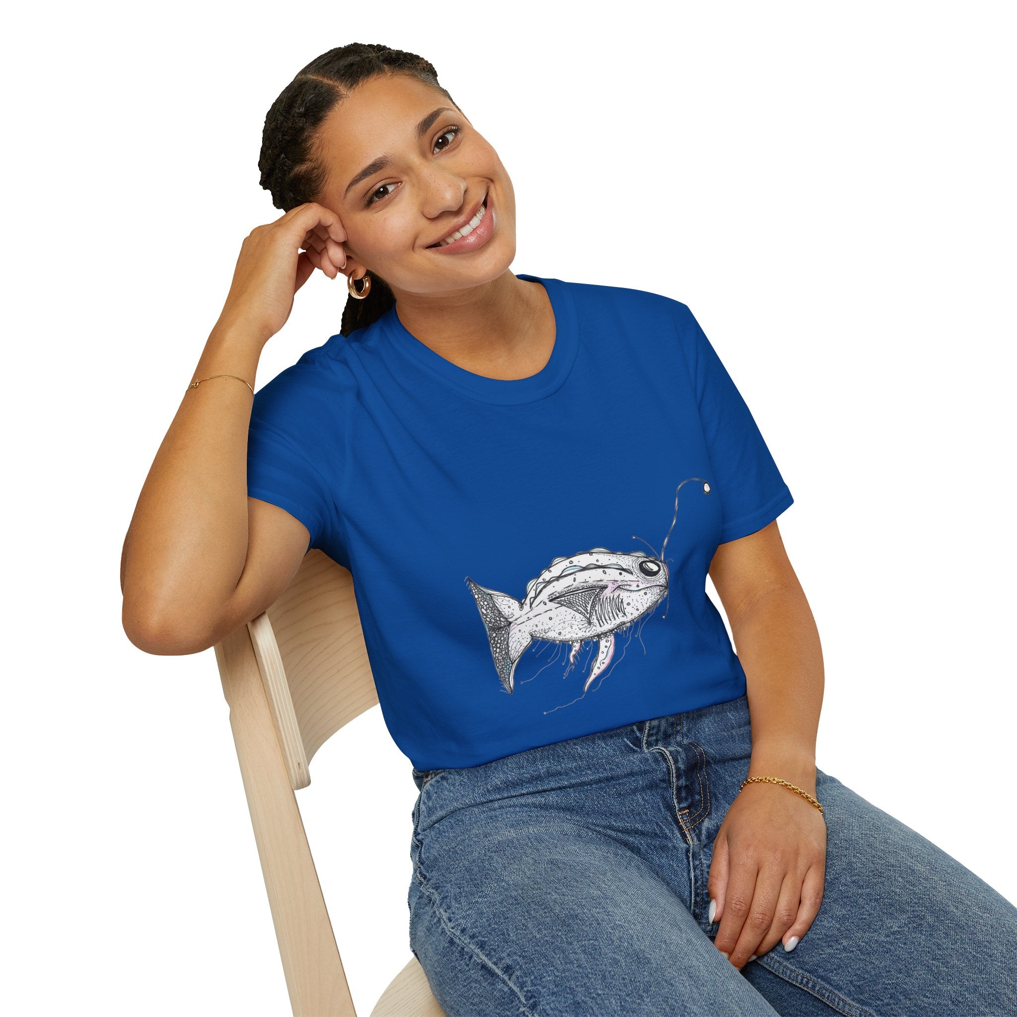 Fishing Adventure by Feral Wife - Unisex Softstyle T-Shirt