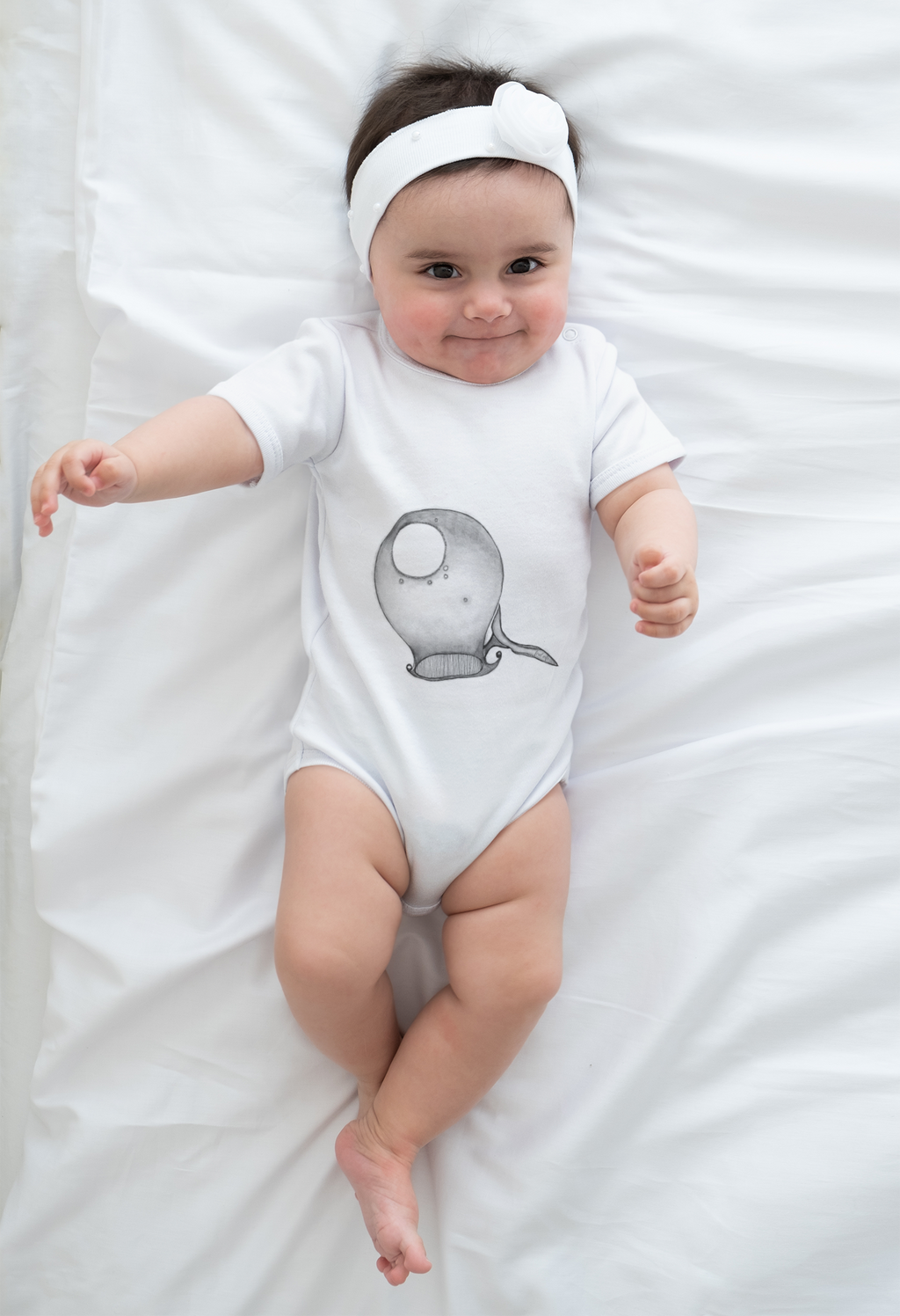 Whale by Feral Wife - Baby Onesie
