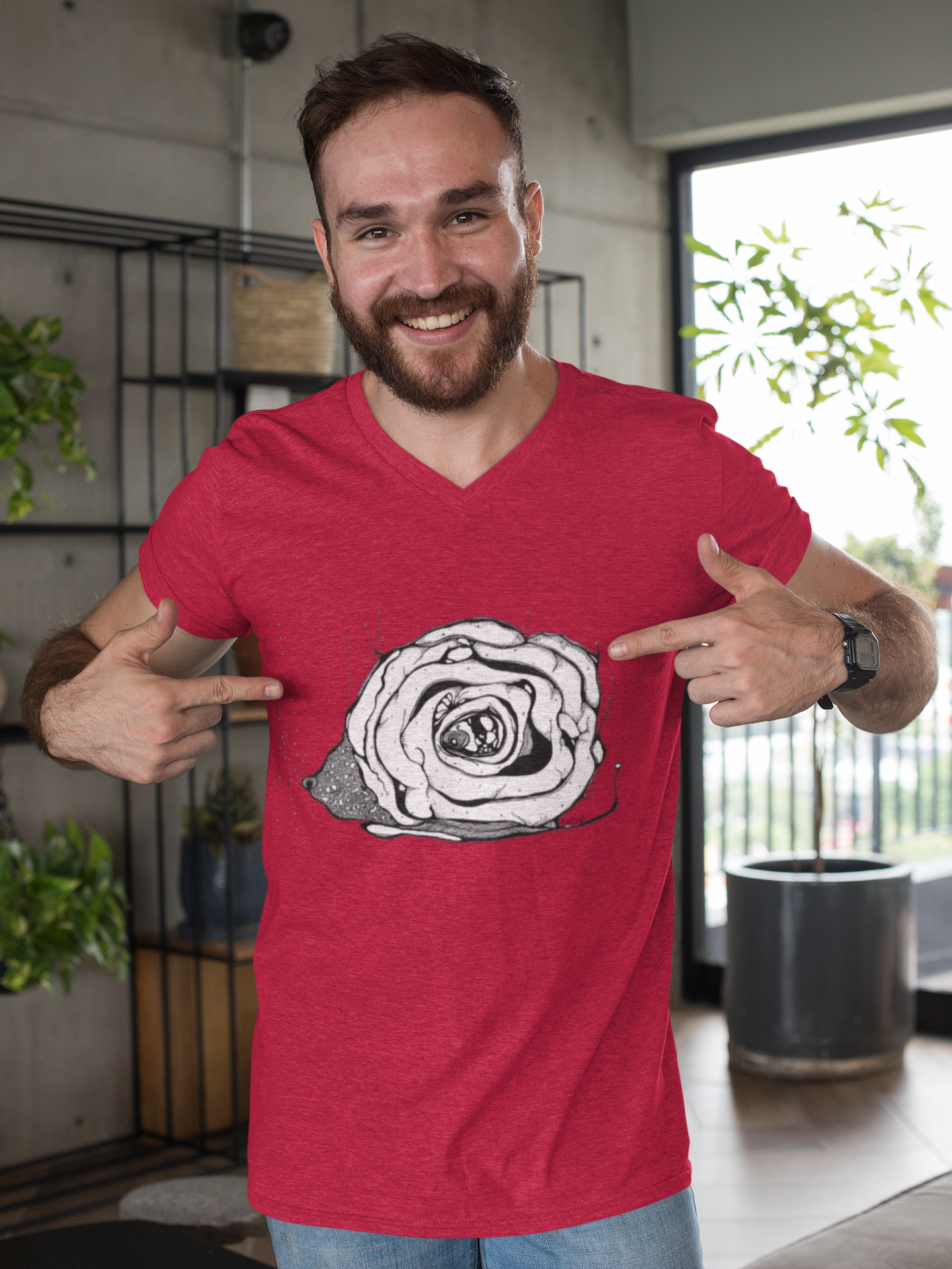 Bear by Feral Wife - Unisex T-Shirt - Big & Tall