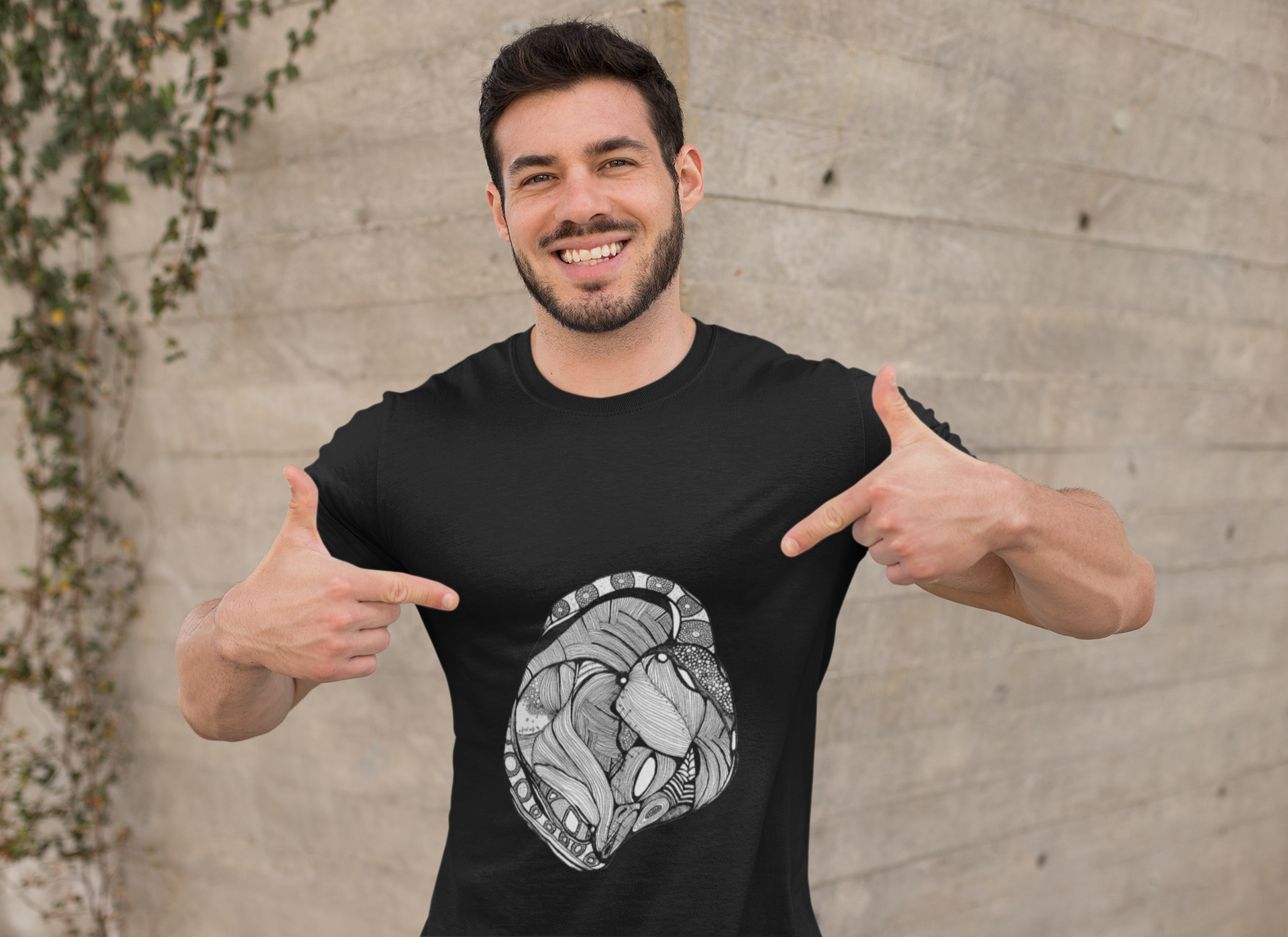 Heart by Feral Wife - Unisex T-Shirt - Big & Tall