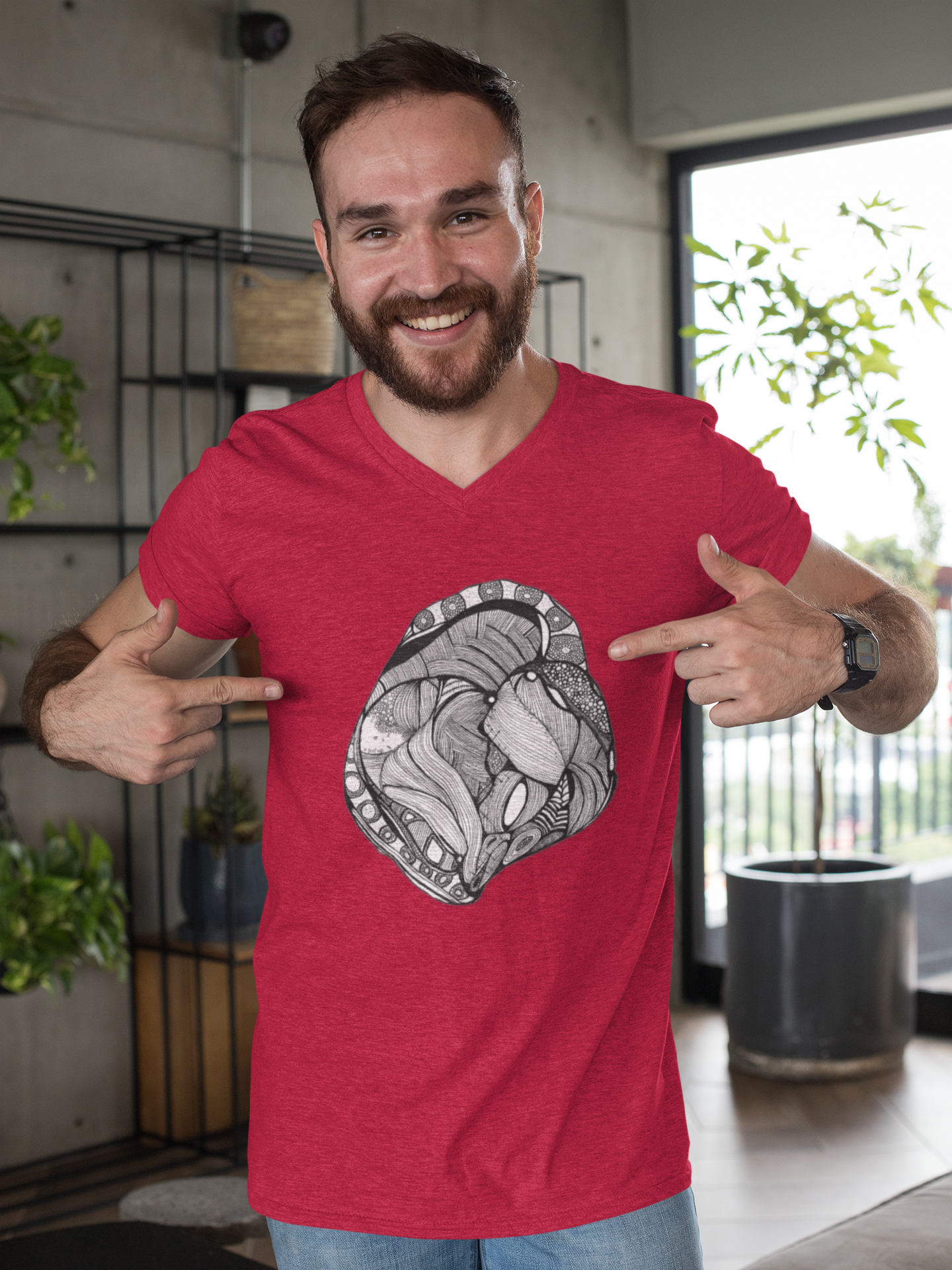 Heart by Feral Wife - Unisex Softstyle T-Shirt