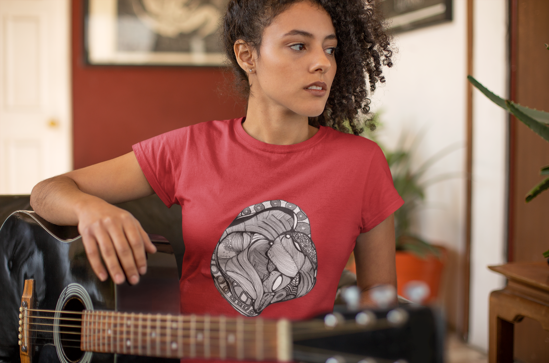 Heart by Feral Wife – Women's Semi-Fitted Style T-Shirt