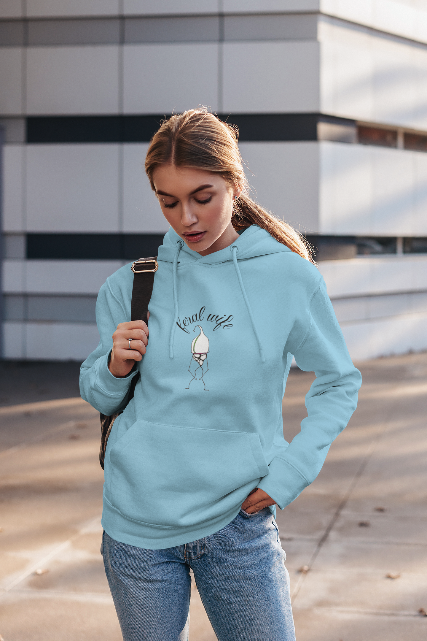 Stick Figure Fight Me Bro by Feral Wife - Classic Fit Hoodie