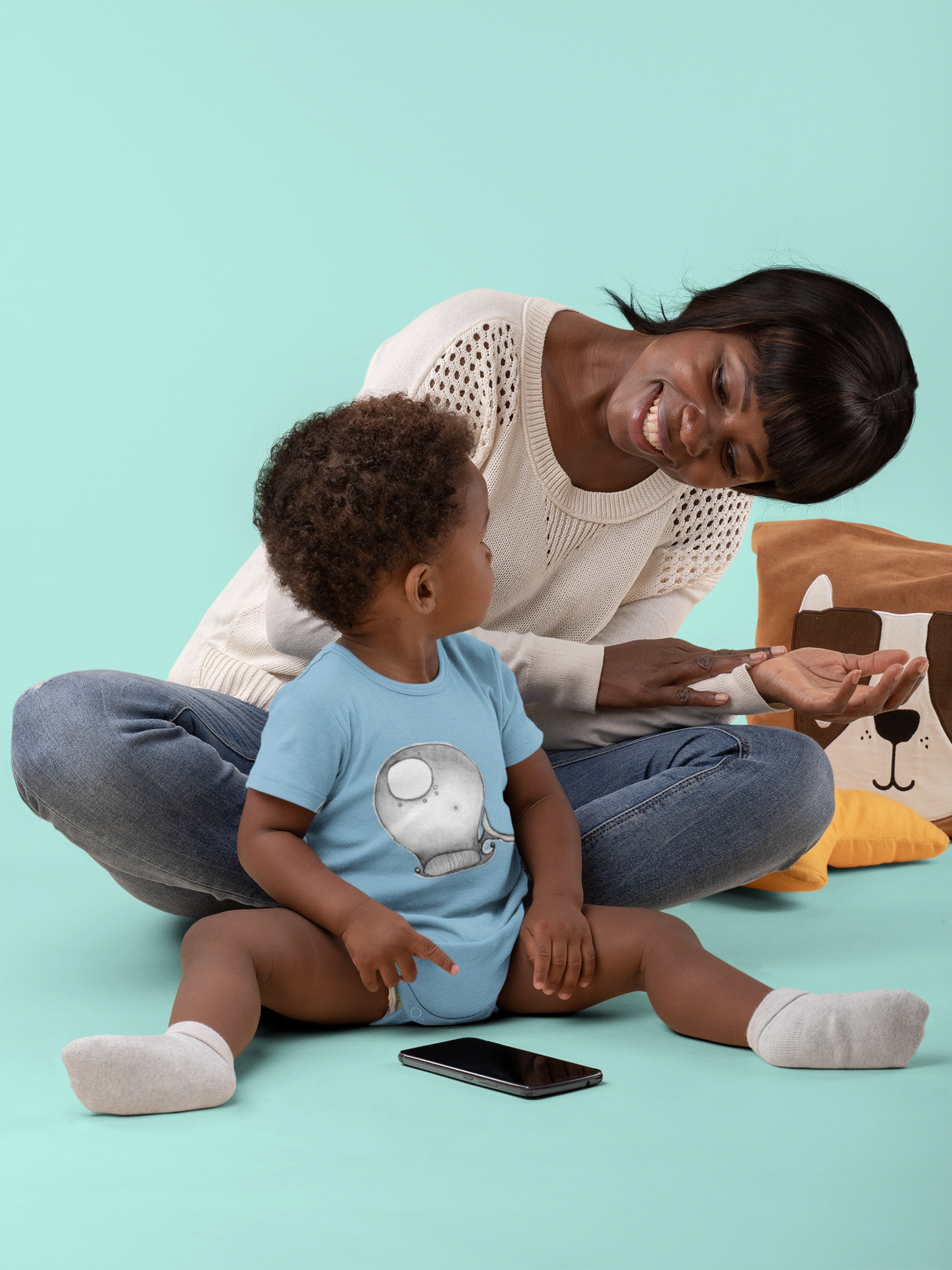 Whale by Feral Wife - Baby Onesie