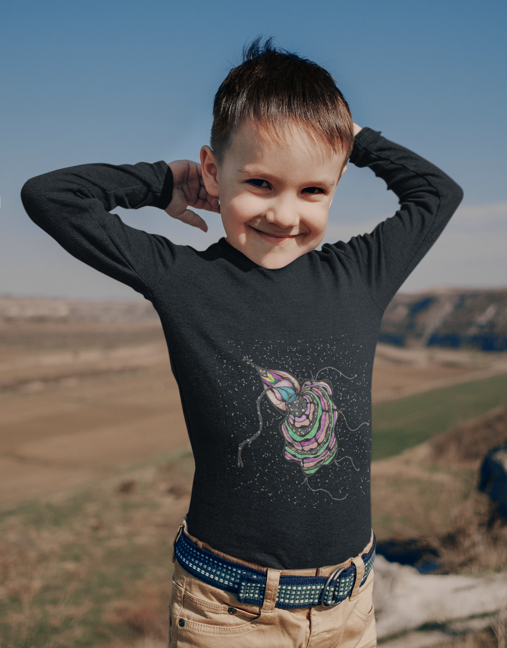 Sea Creature by Feral Wife - Colorful Toddler Long Sleeve Tee