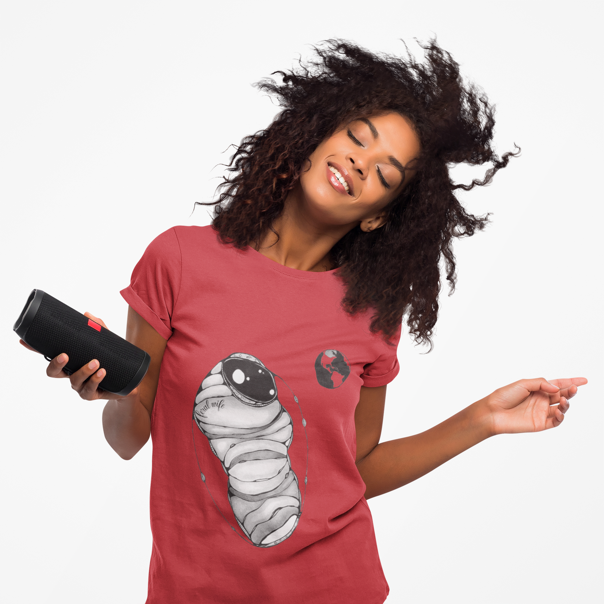 Outer Space by Feral Wife Unisex Softstyle T-Shirt