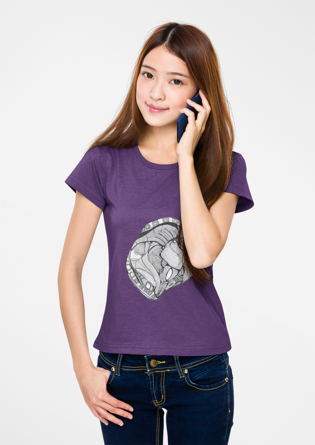 Heart by Feral Wife – Youth Semi-Fitted Style T-Shirt