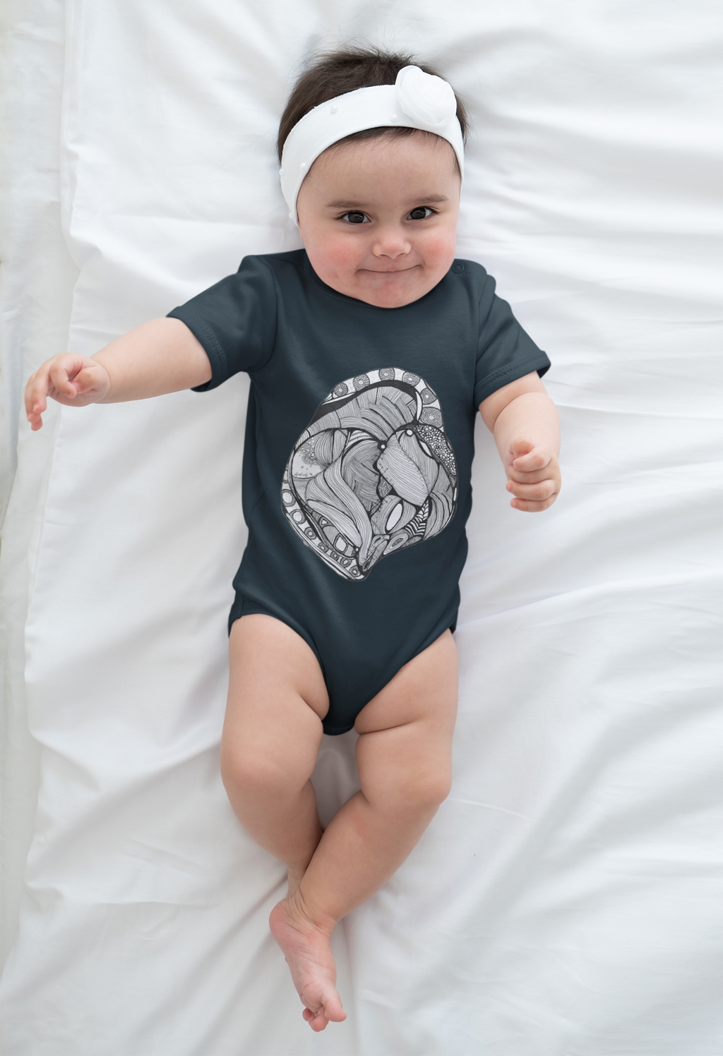Heart by Feral Wife - Baby Onesie