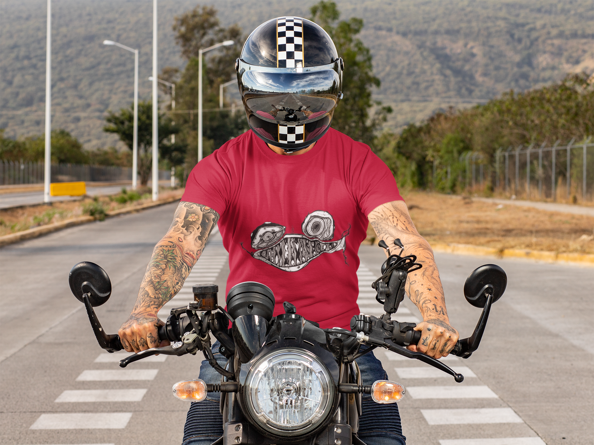 Psycho Fish by Feral Wife - Unisex T-Shirt - Big & Tall