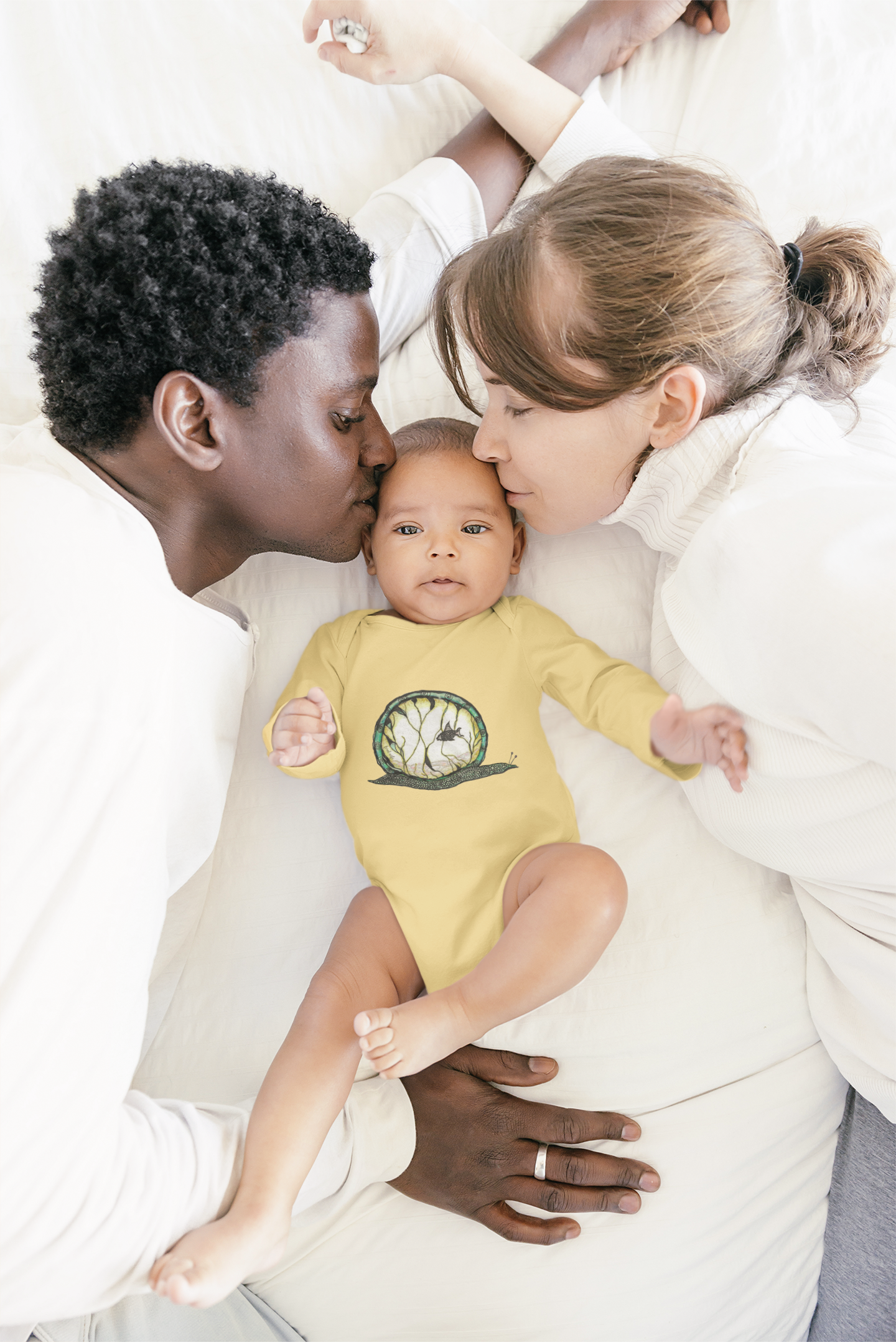 Snailquarium by Feral Wife - Baby Onesie