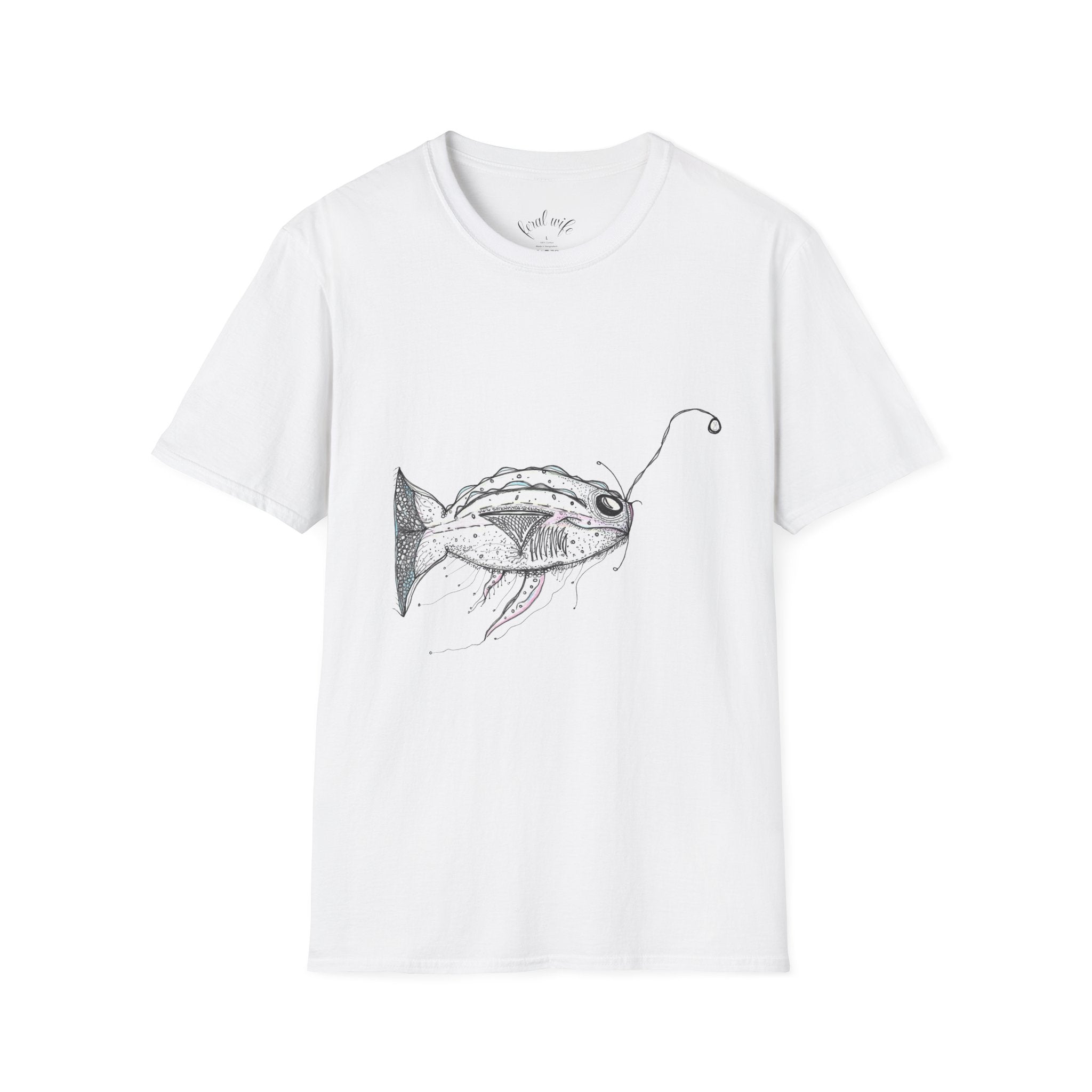 Fishing Adventure by Feral Wife - Unisex Softstyle T-Shirt