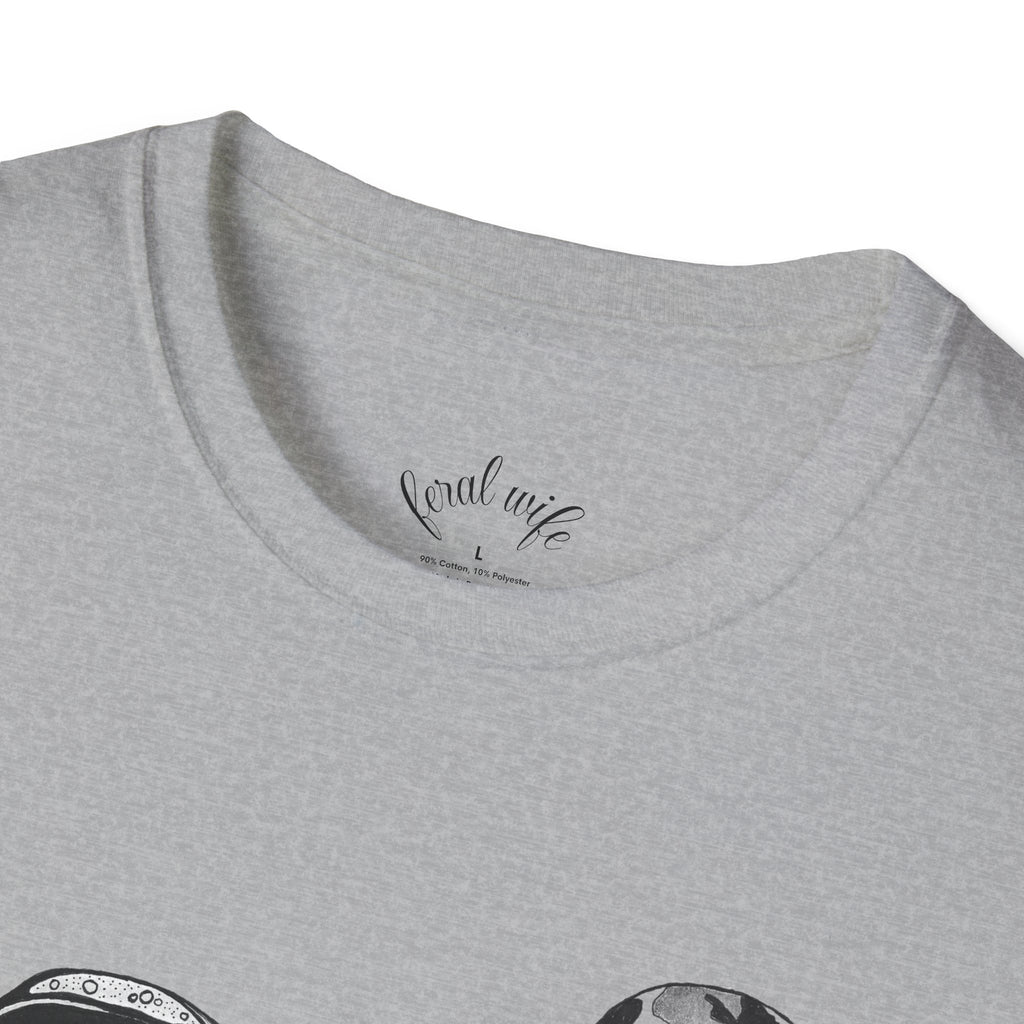 Outer Space by Feral Wife Unisex Softstyle T-Shirt