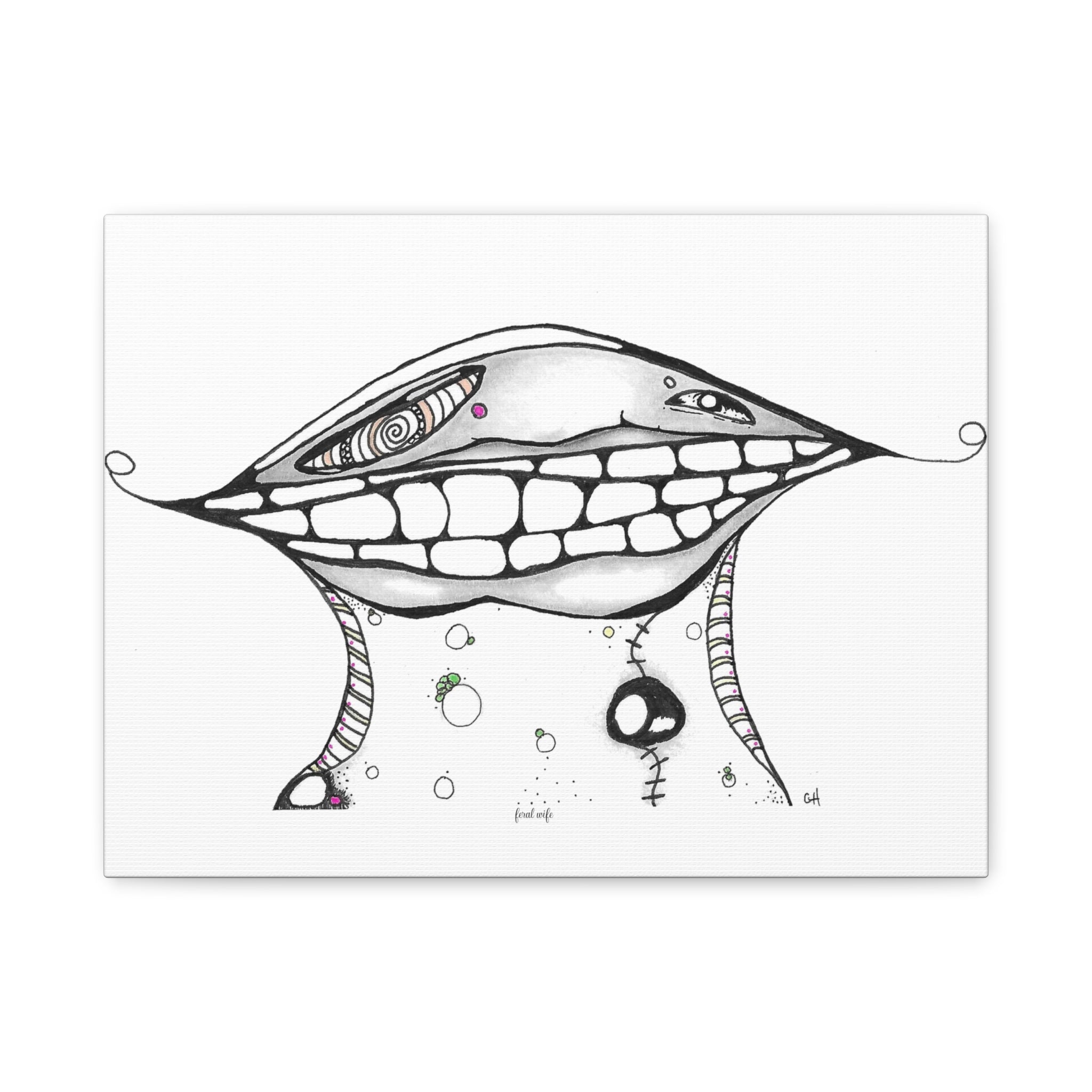 Mushroom Mouth By Feral Wife