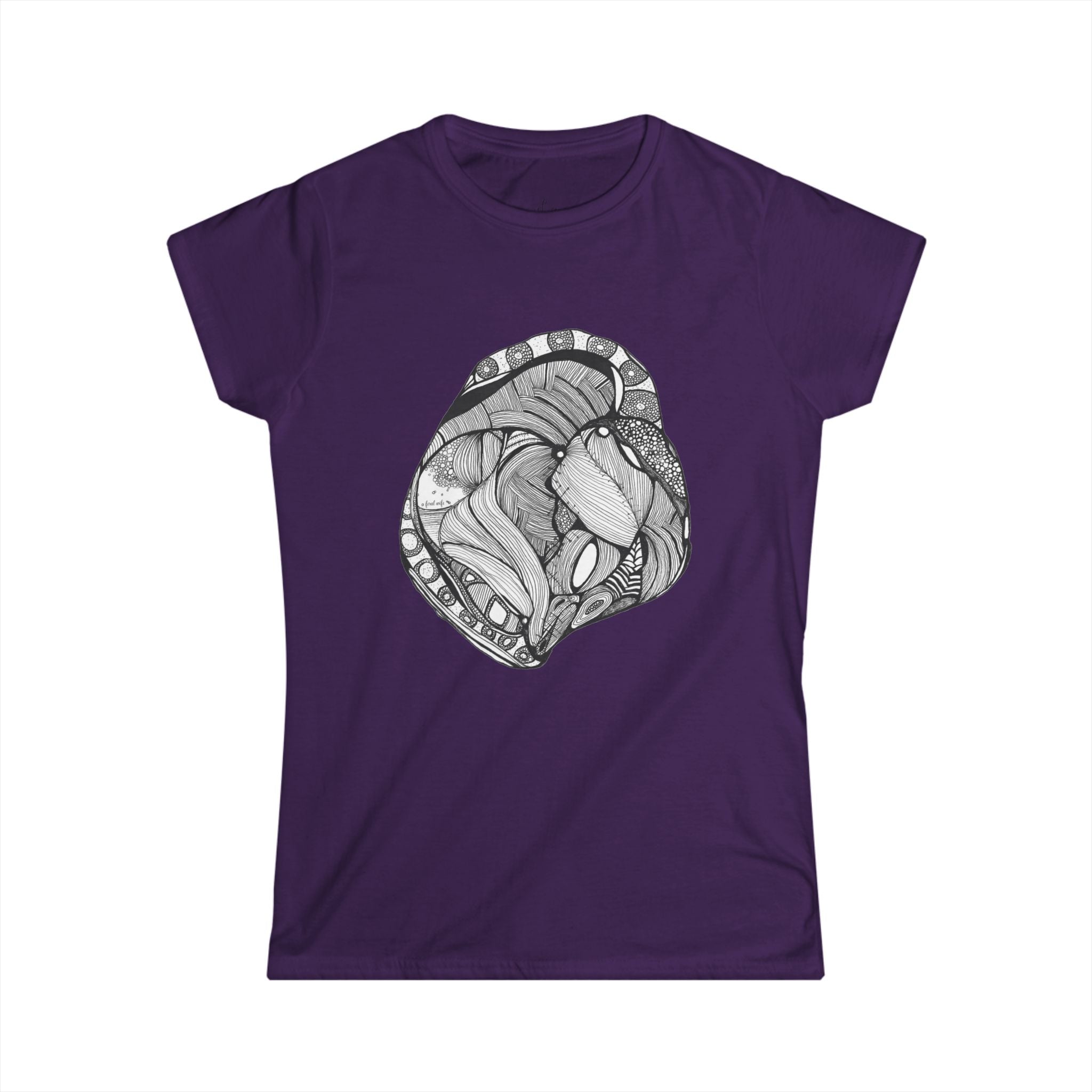 Heart by Feral Wife – Women's Semi-Fitted Style T-Shirt