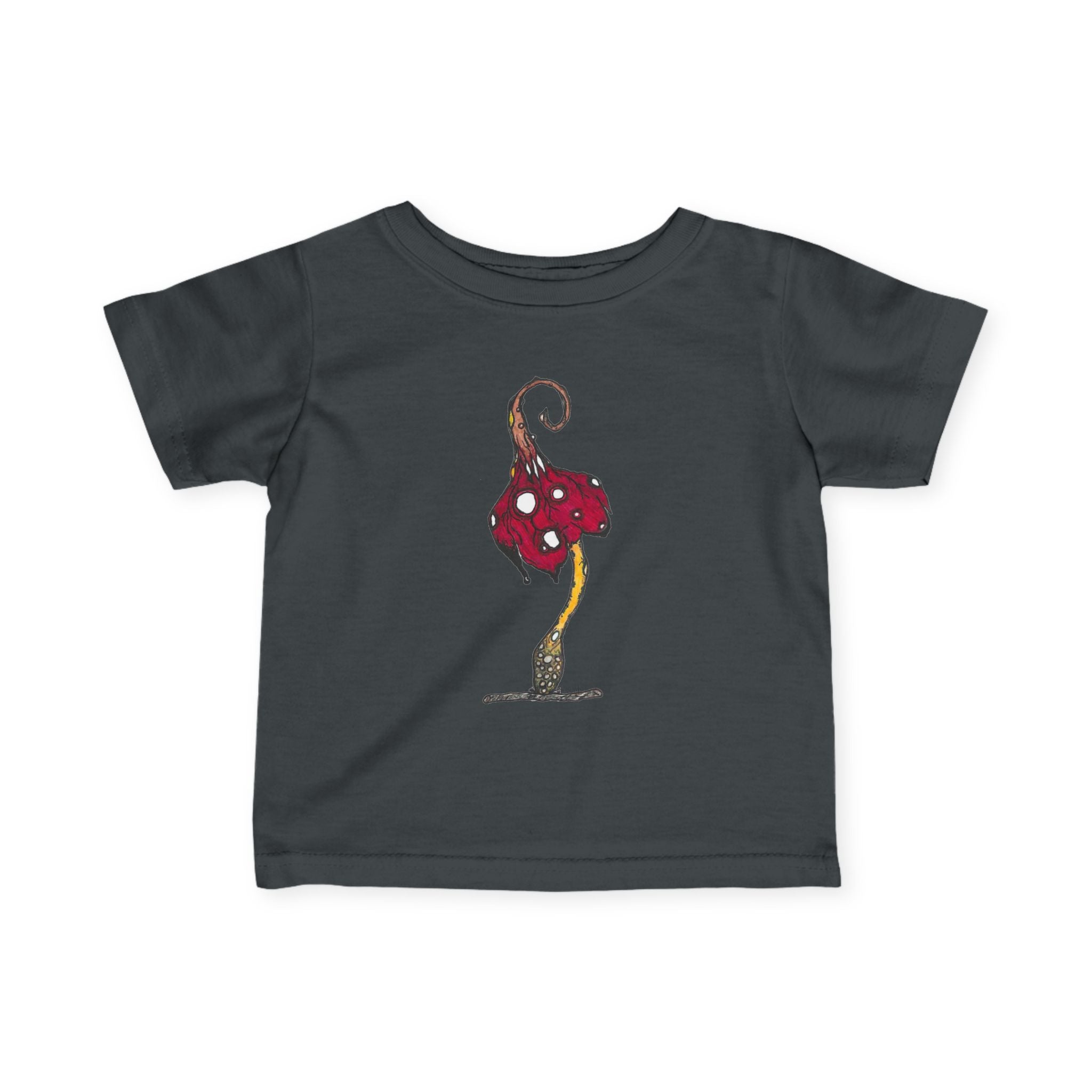 Red Mushroom by Feral Wife - Infant/Toddler Tee