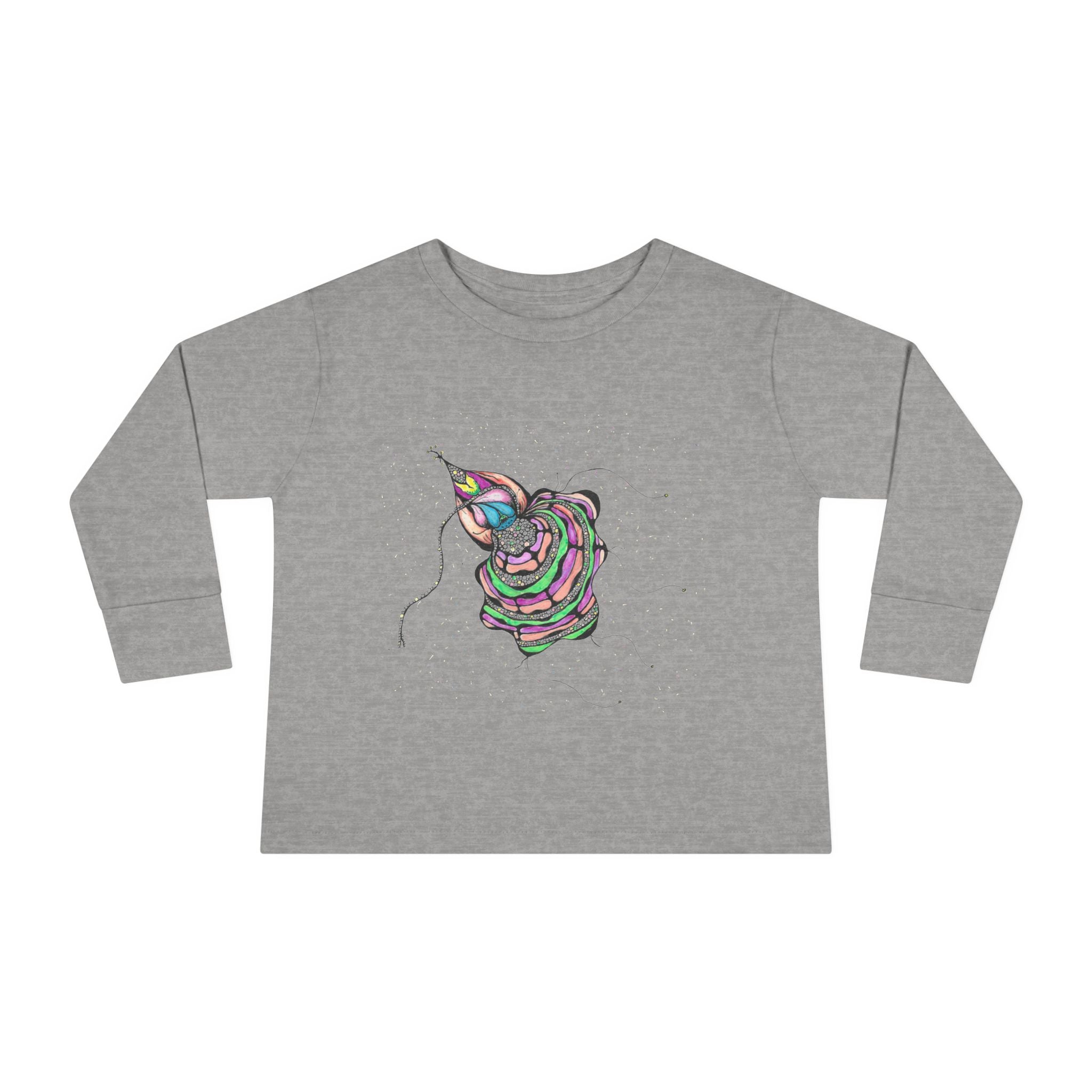 Sea Creature by Feral Wife - Colorful Toddler Long Sleeve Tee
