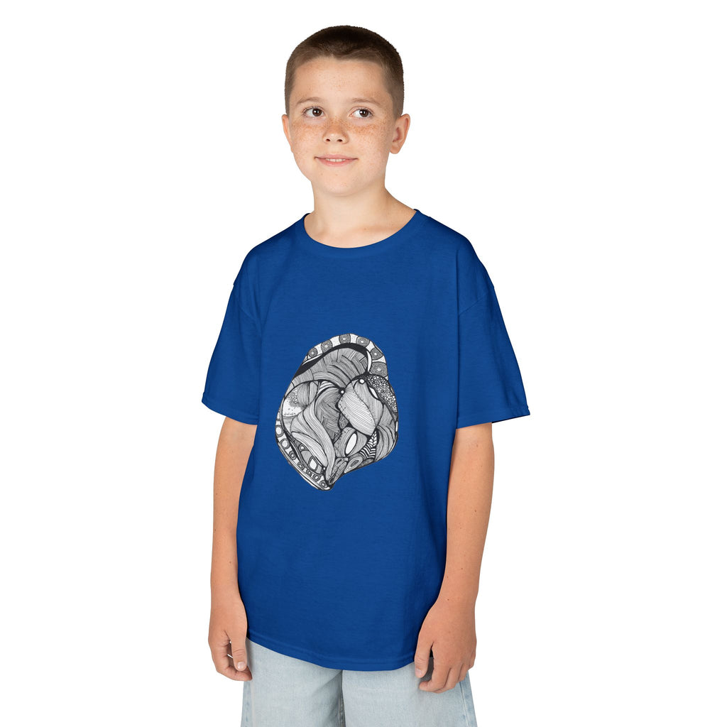 Heart by Feral Wife – Youth Semi-Fitted Style T-Shirt