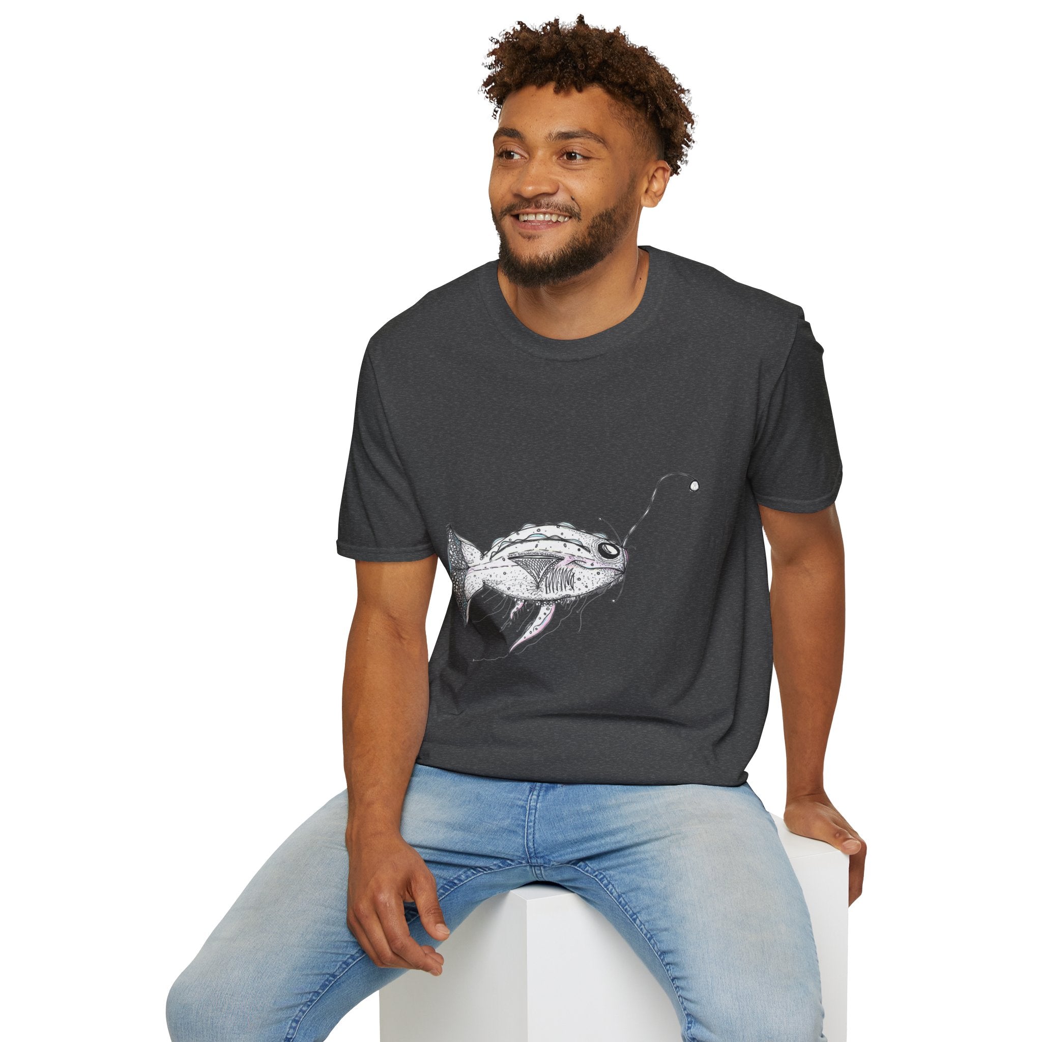Fishing Adventure by Feral Wife - Unisex Softstyle T-Shirt