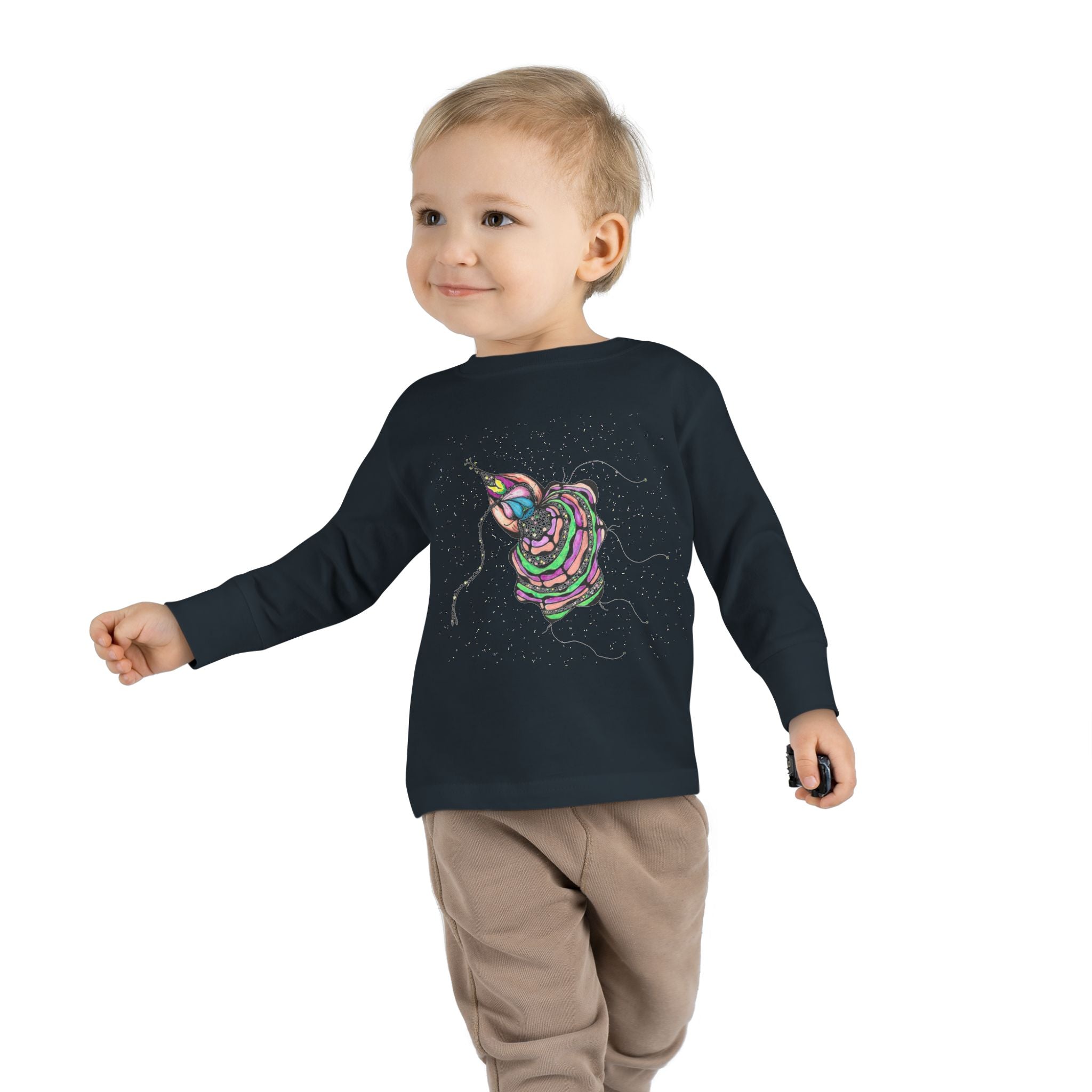 Sea Creature by Feral Wife - Colorful Toddler Long Sleeve Tee