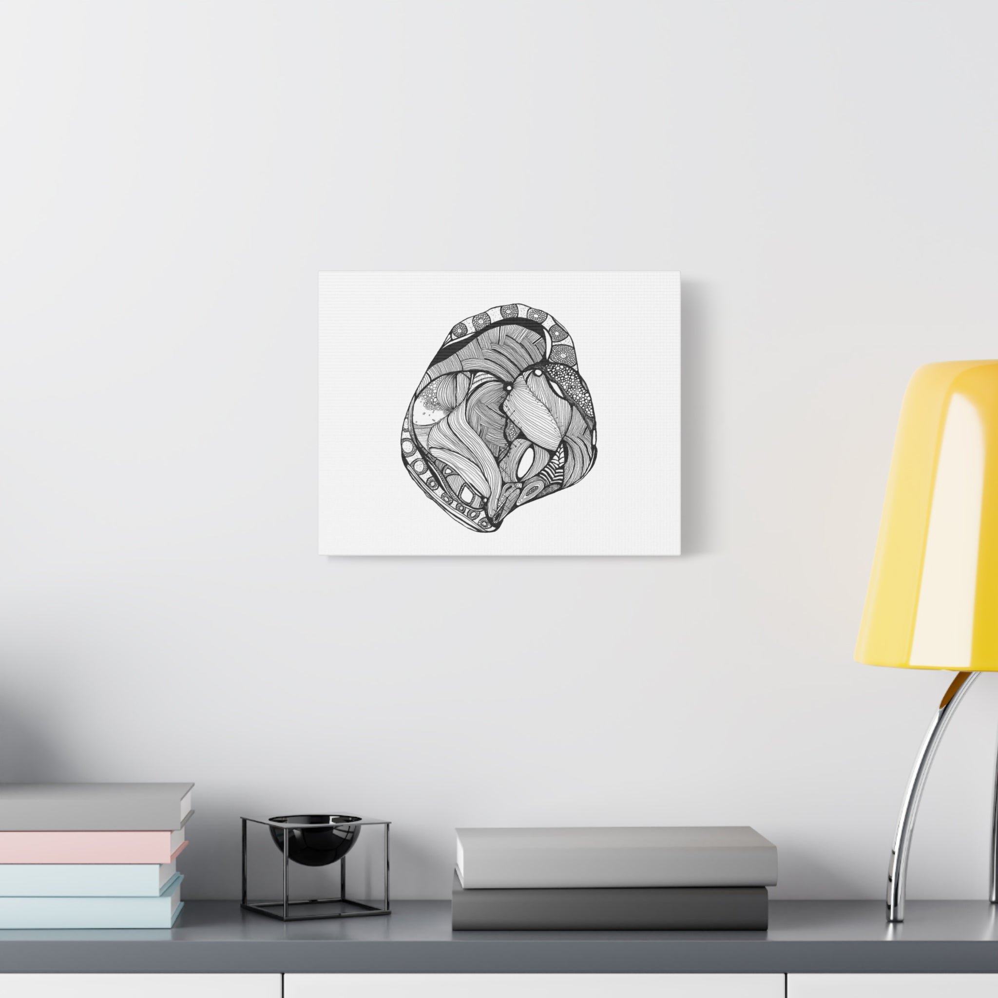 Heart by Feral Wife - Stretched Canvas Wall Art