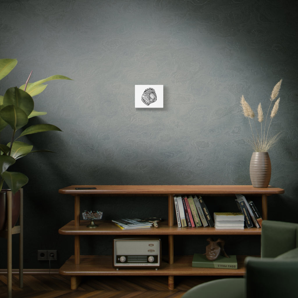 Heart by Feral Wife - Stretched Canvas Wall Art