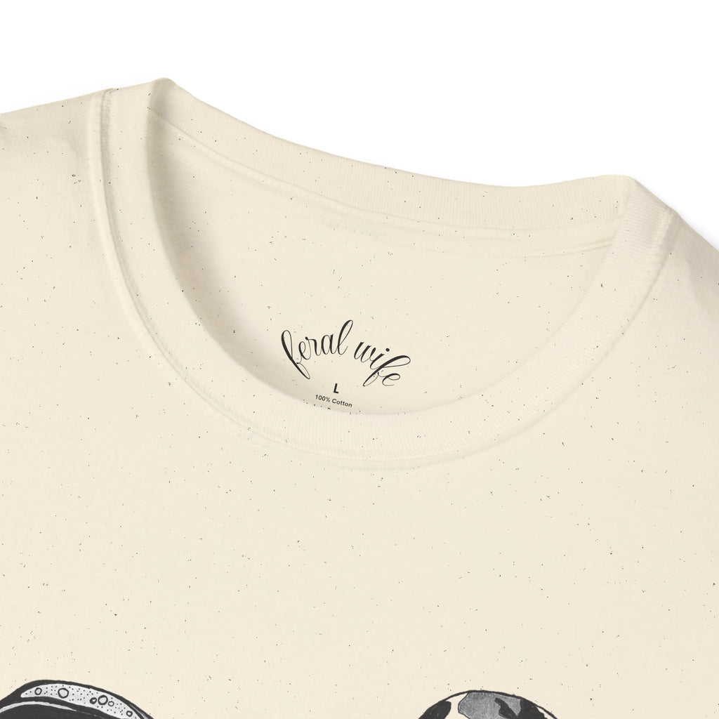 Outer Space by Feral Wife Unisex Softstyle T-Shirt