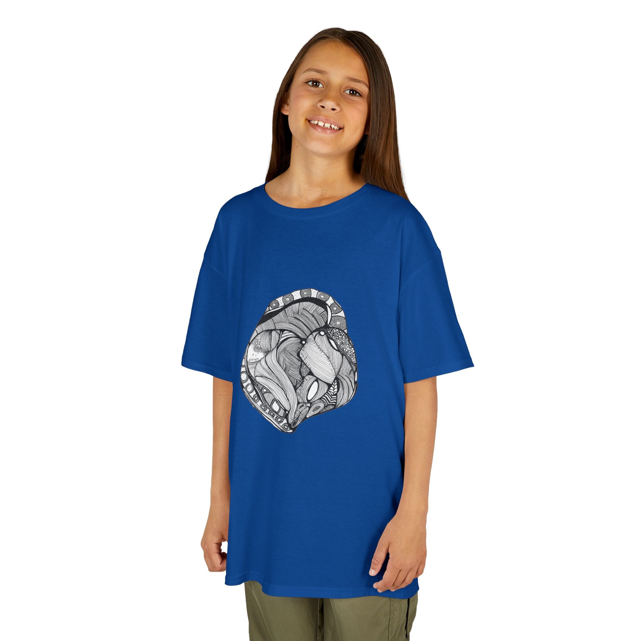 Heart by Feral Wife – Youth Semi-Fitted Style T-Shirt