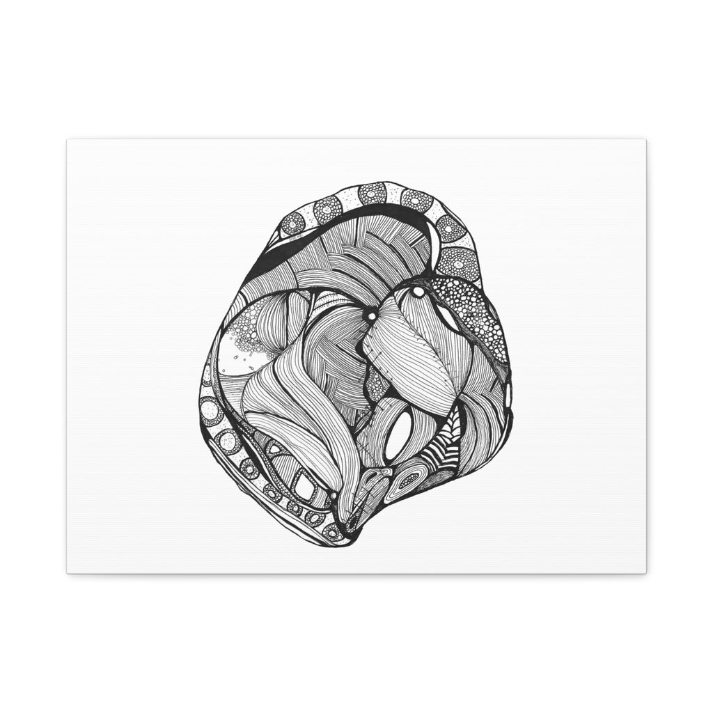 Heart by Feral Wife - Stretched Canvas Wall Art