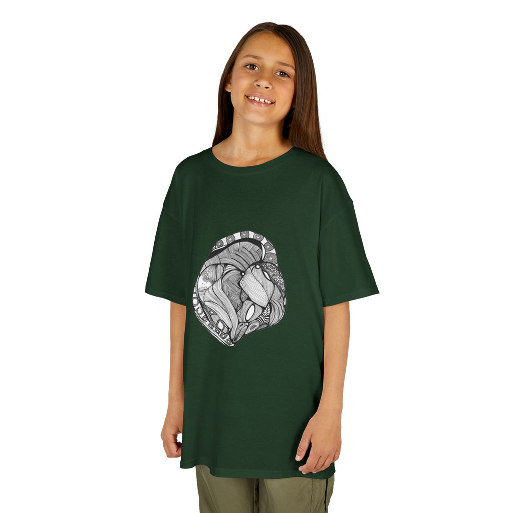 Heart by Feral Wife – Youth Semi-Fitted Style T-Shirt