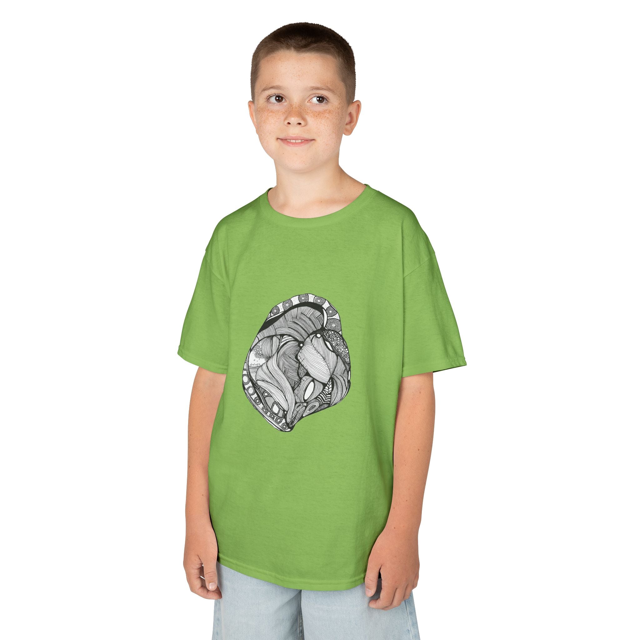 Heart by Feral Wife – Youth Semi-Fitted Style T-Shirt