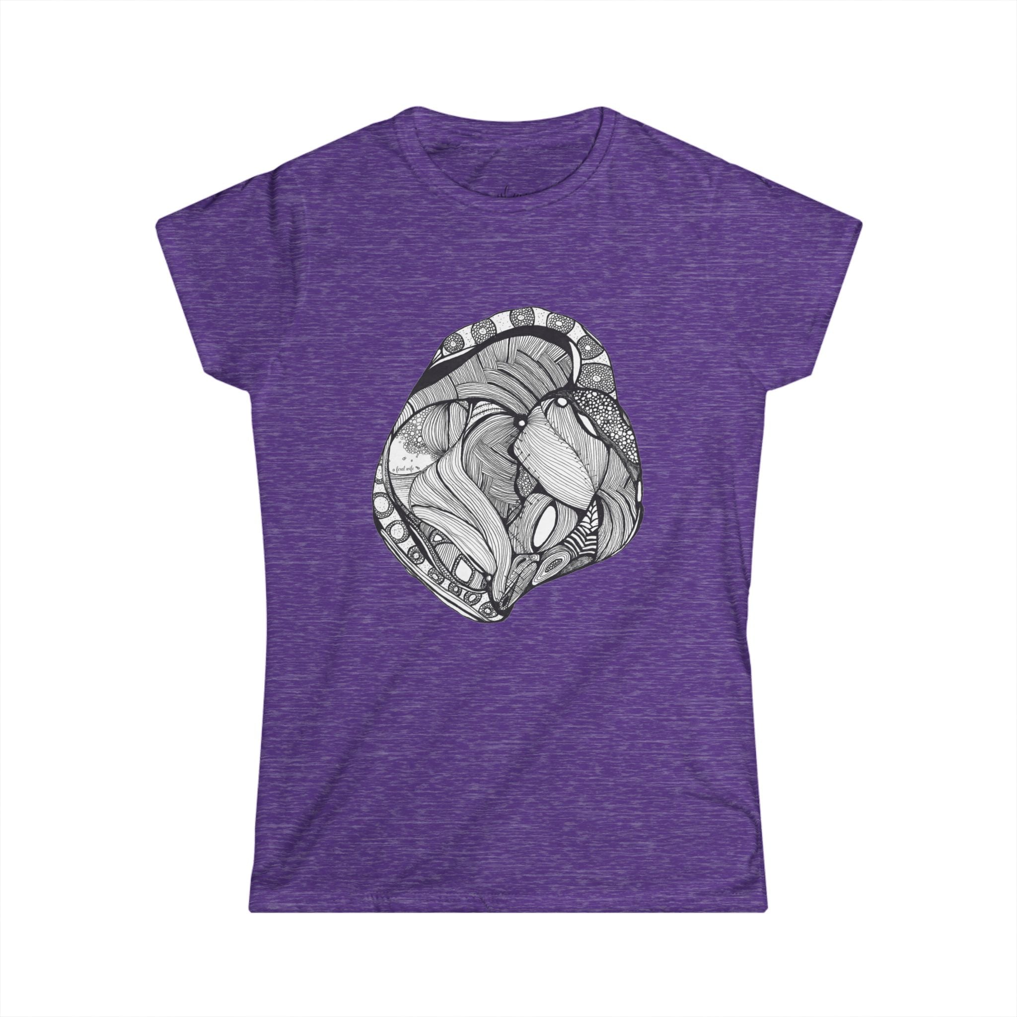 Heart by Feral Wife – Women's Semi-Fitted Style T-Shirt