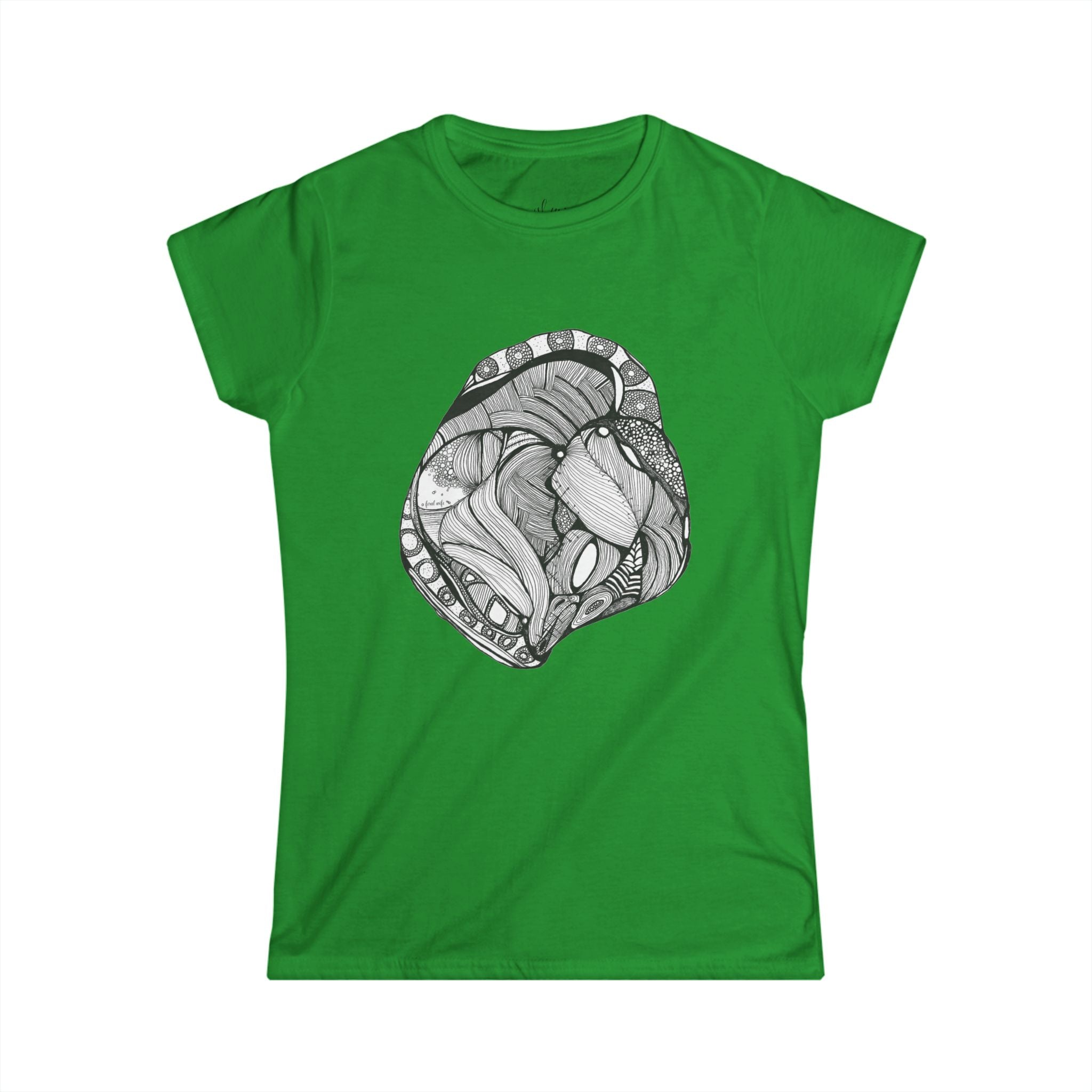 Heart by Feral Wife – Women's Semi-Fitted Style T-Shirt