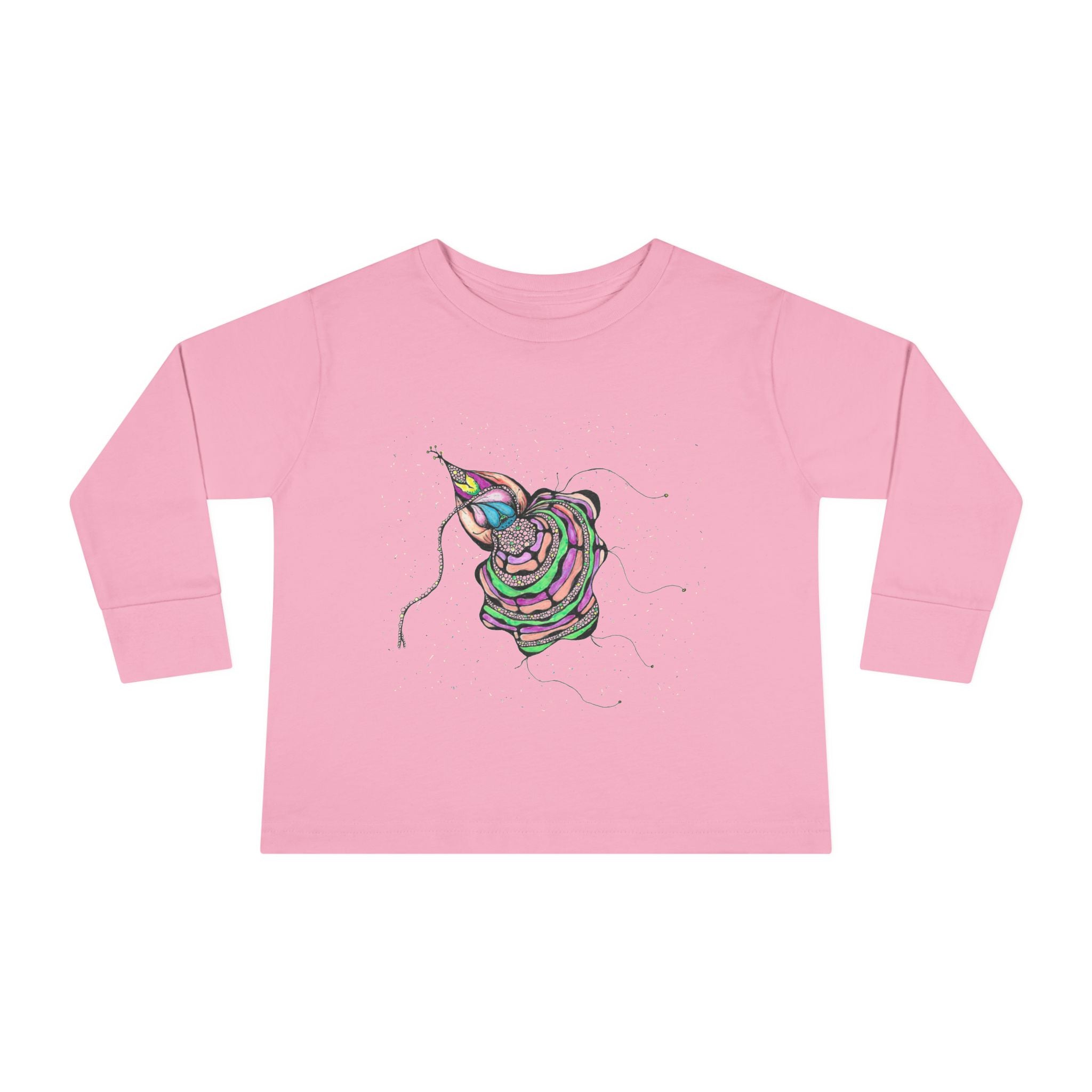 Sea Creature by Feral Wife - Colorful Toddler Long Sleeve Tee