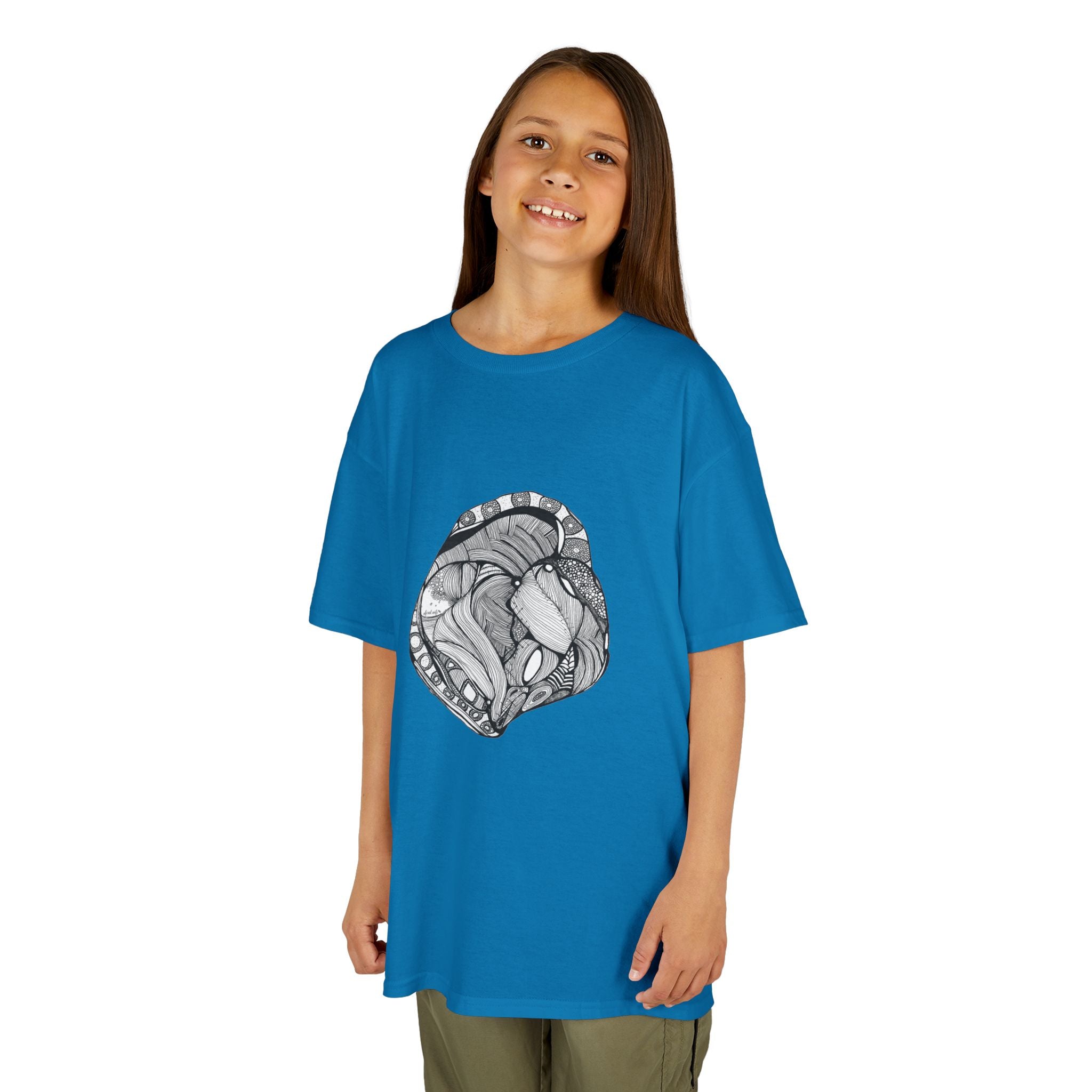 Heart by Feral Wife – Youth Semi-Fitted Style T-Shirt