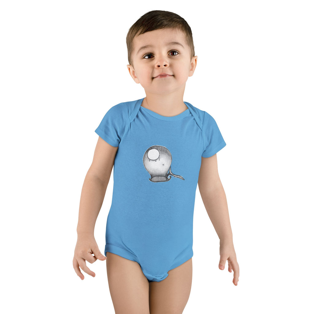Whale by Feral Wife - Baby Onesie