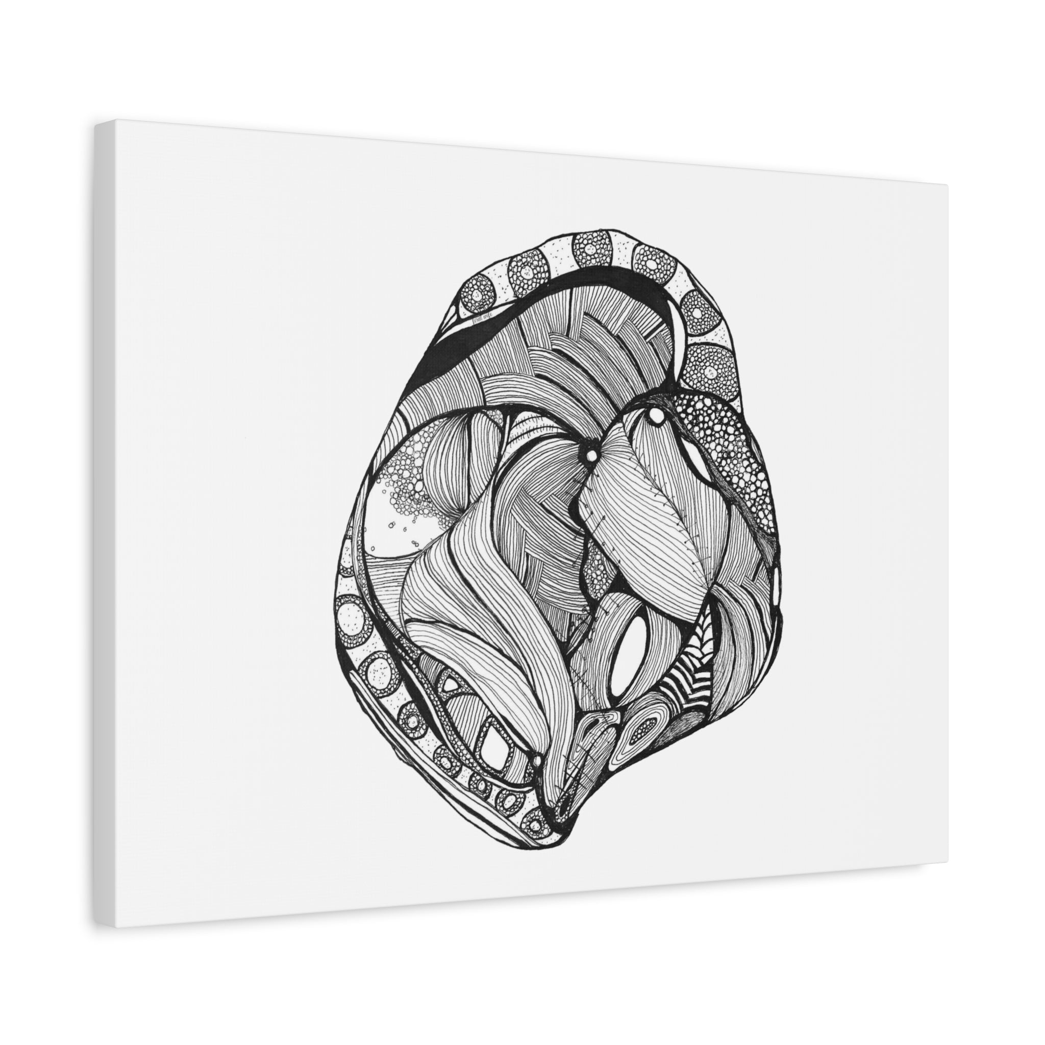 Heart by Feral Wife - Stretched Canvas Wall Art