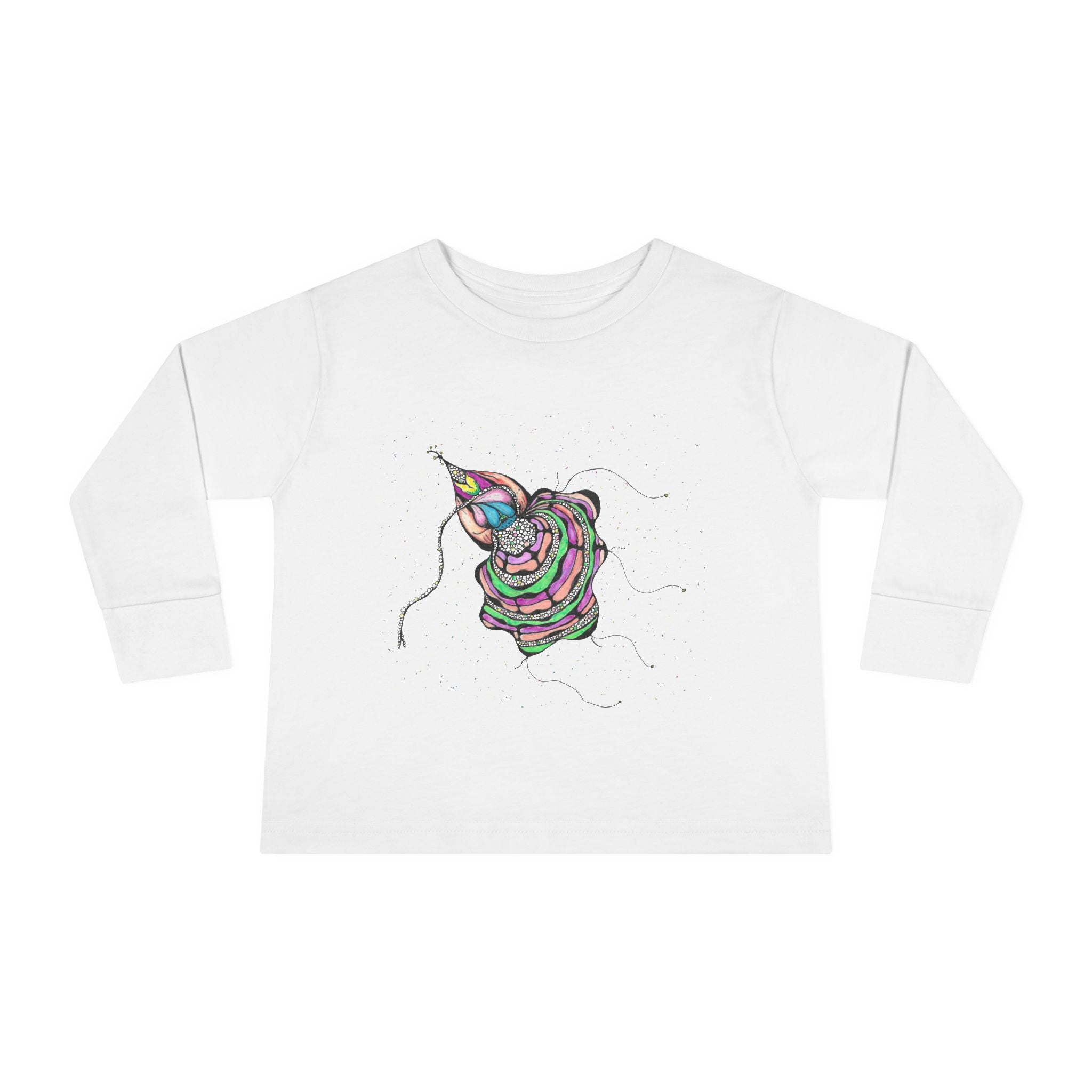 Sea Creature by Feral Wife - Colorful Toddler Long Sleeve Tee