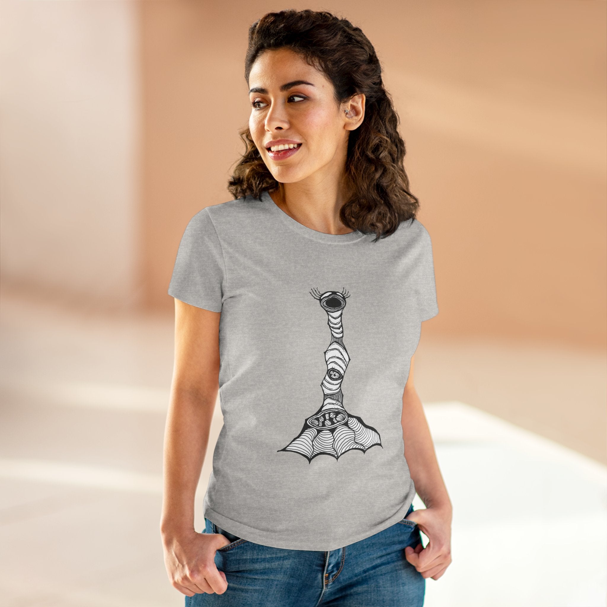 Inch Monster by Feral Wife - Women's Artistic Graphic Tee