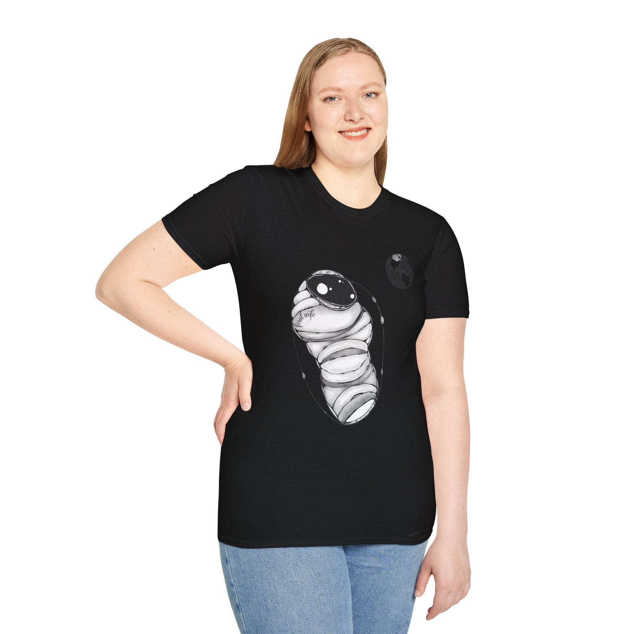 Outer Space by Feral Wife Unisex Softstyle T-Shirt